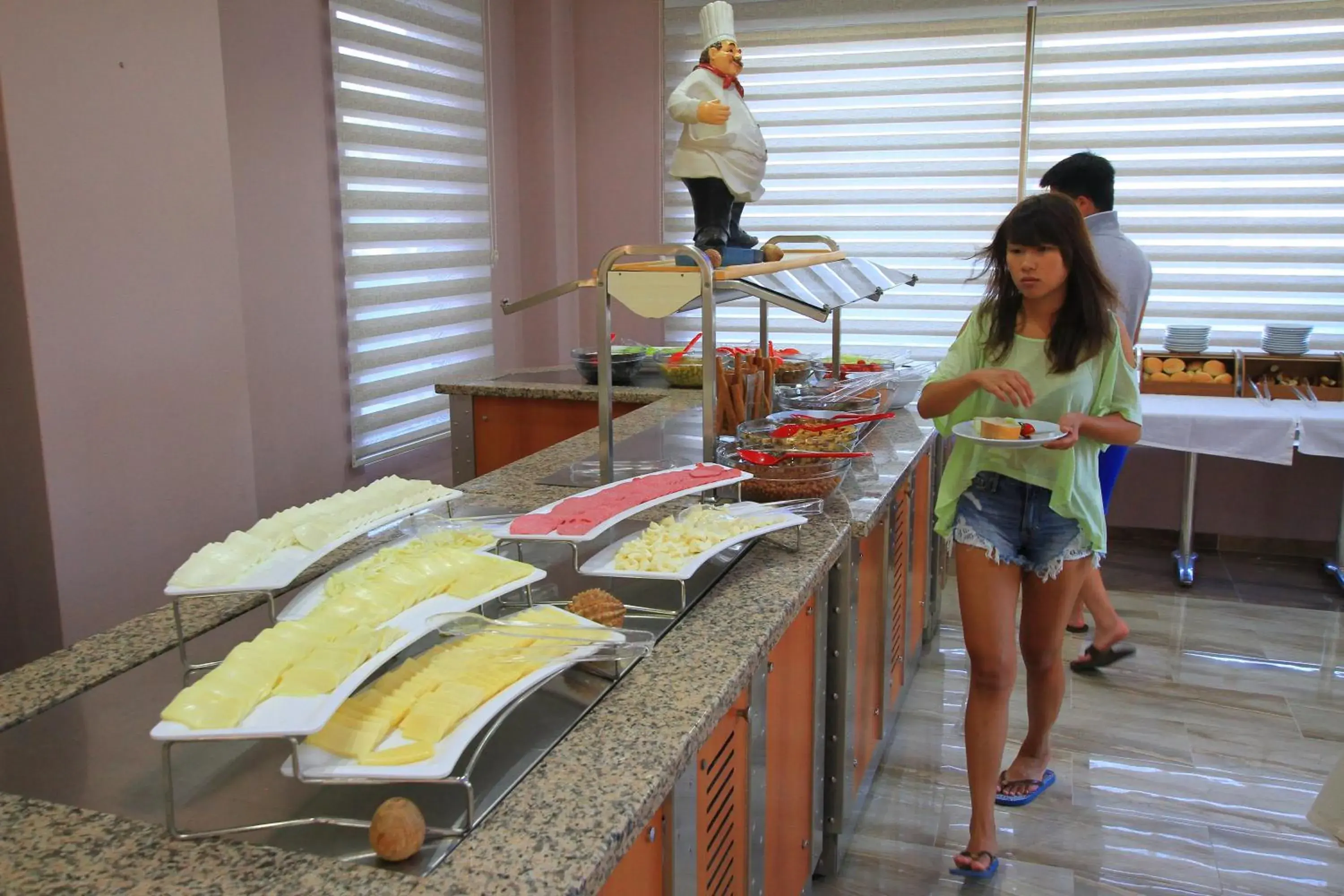 Buffet breakfast in Rosy Hotel Marmaris