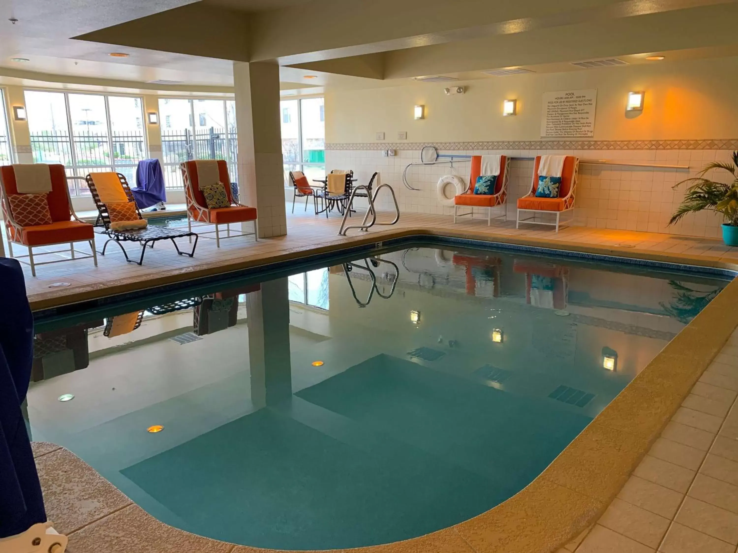 Pool view, Swimming Pool in Hilton Garden Inn Colorado Springs Airport