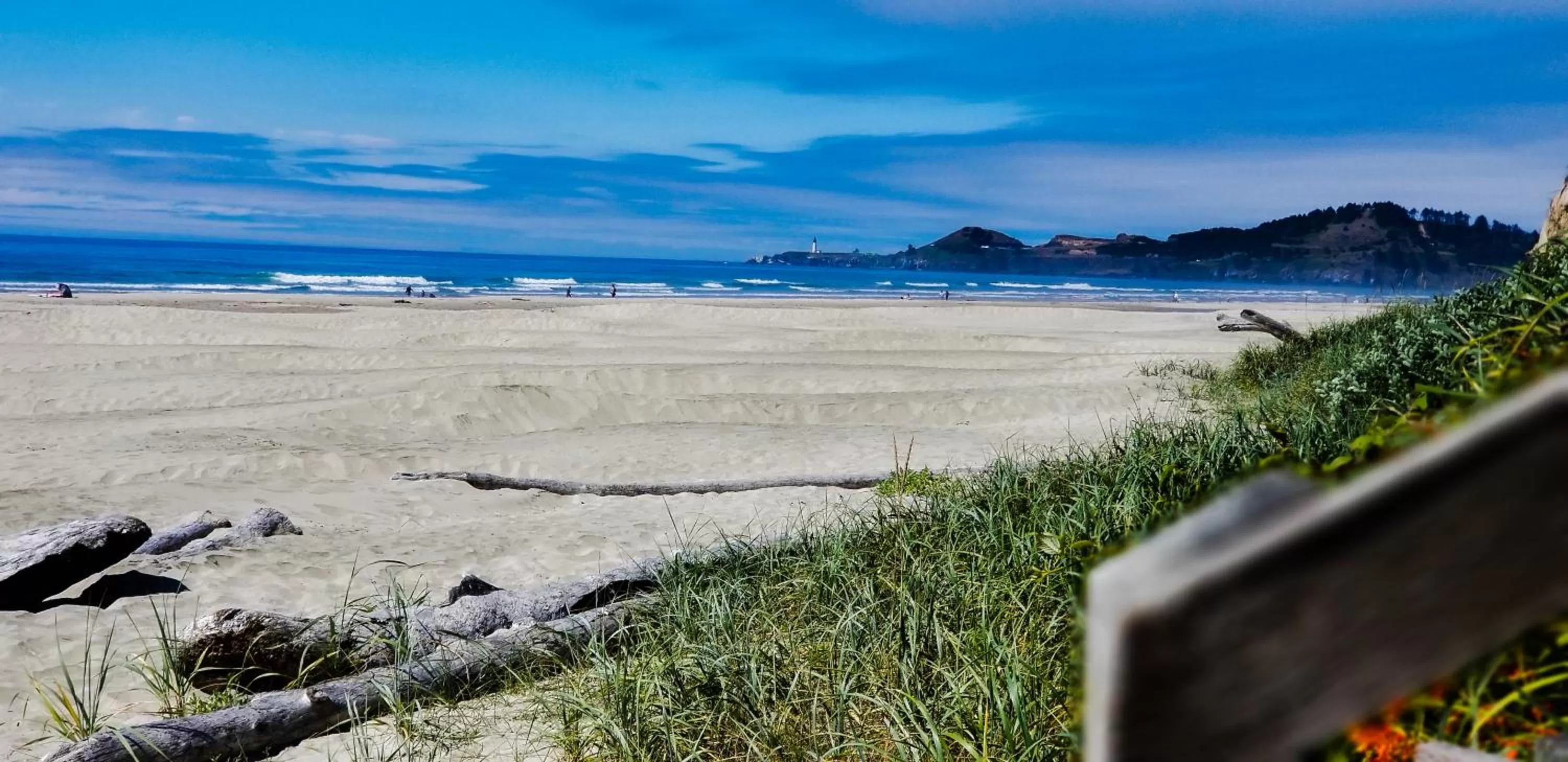 Beach in Nye Beach Cottages