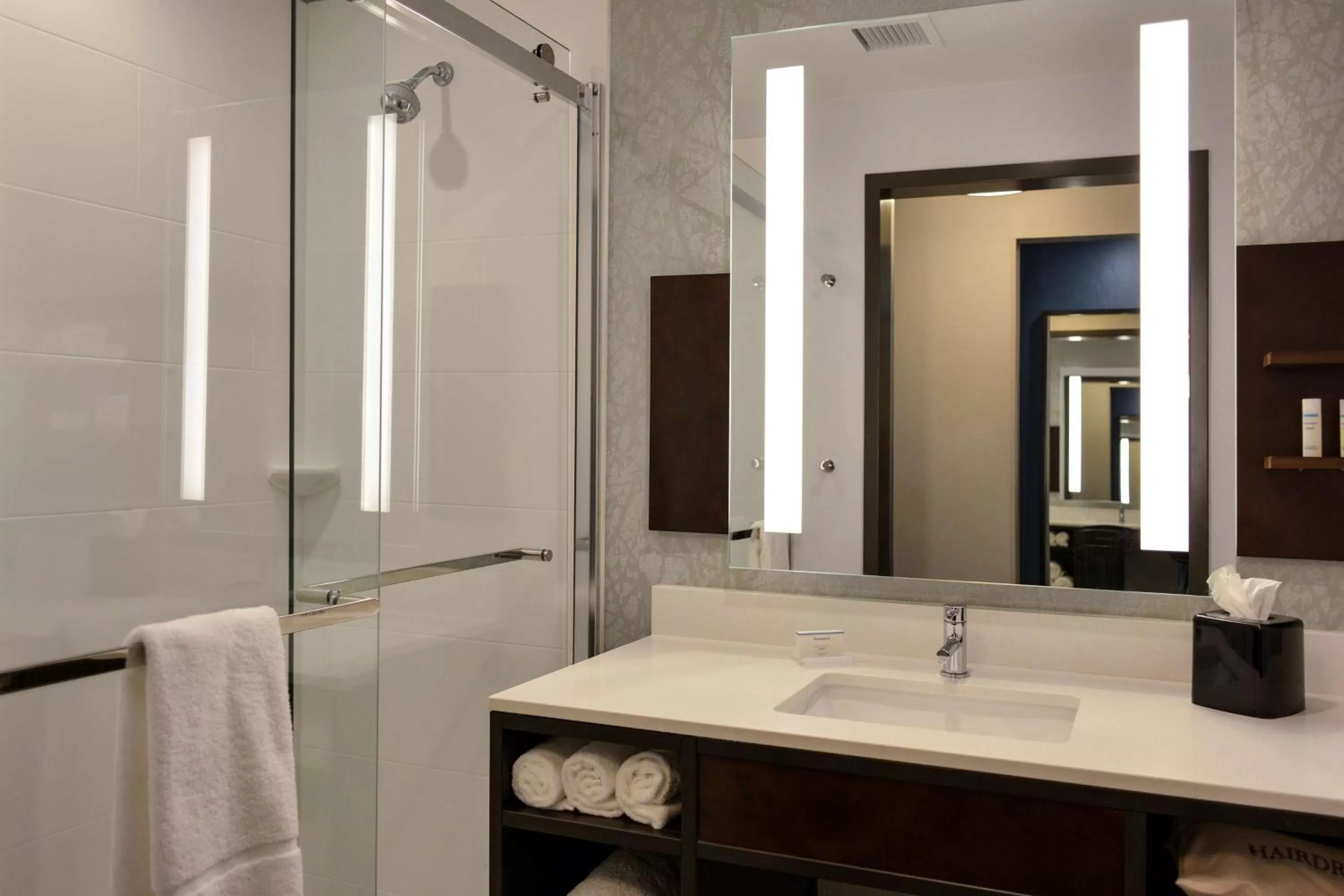 Bathroom in Hilton Garden Inn Louisville Mall Of St. Matthews