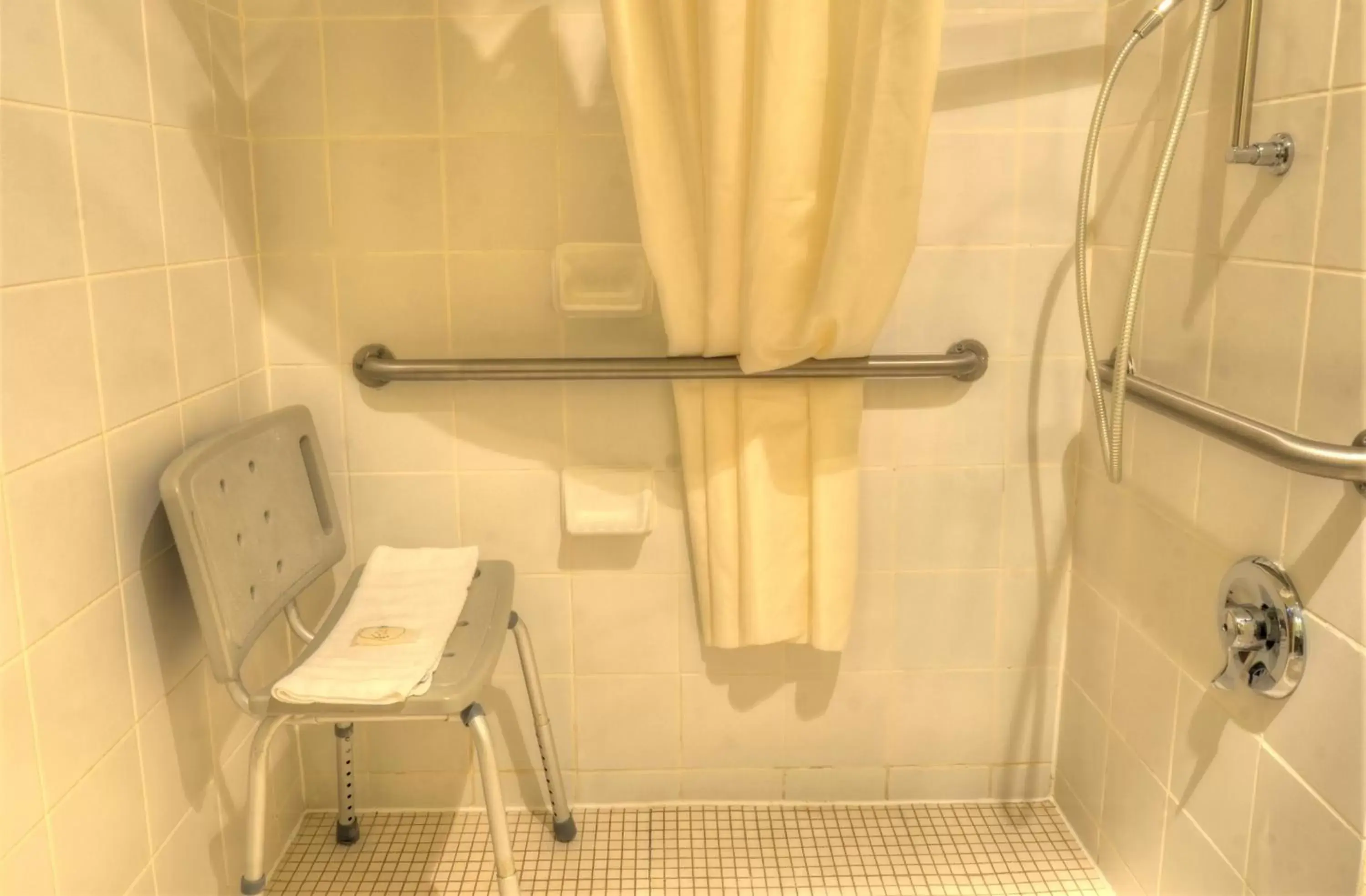 Queen Room with Roll-In Shower - Accessible/Non-Smoking in Quality Inn Cherokee
