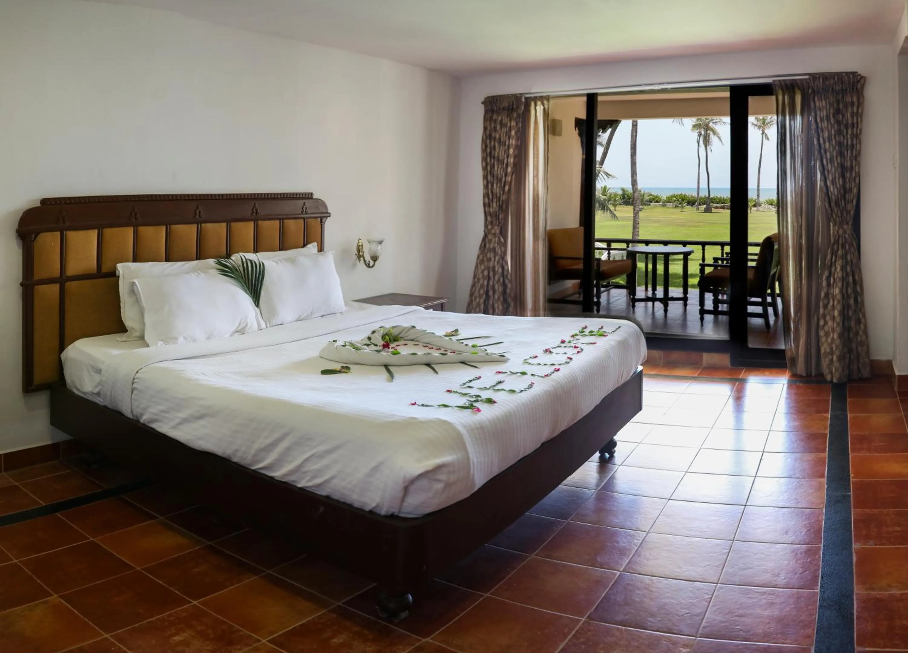 Bed in Vgp Golden Beach Resort