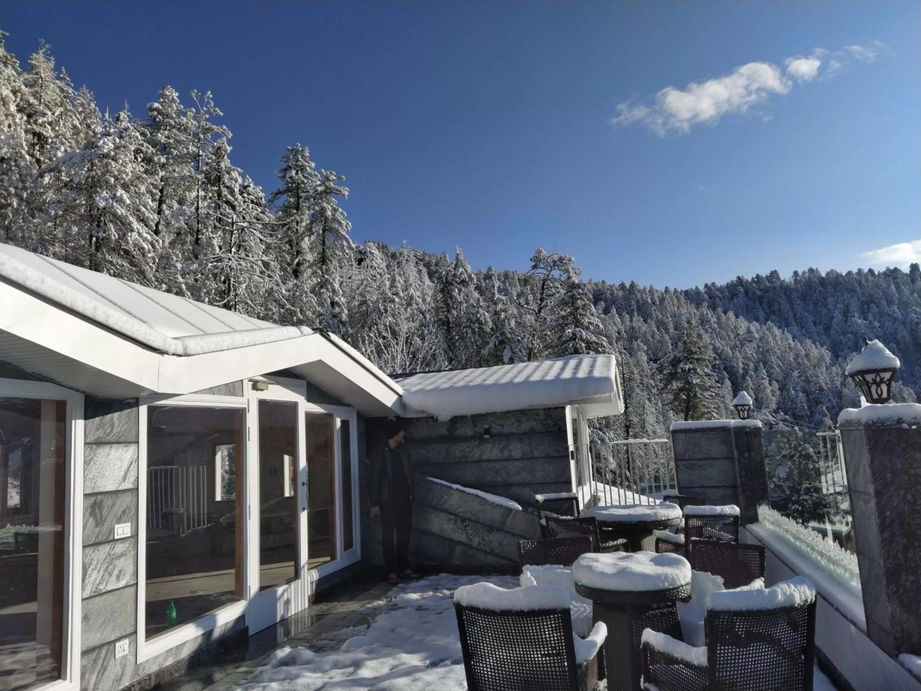 Property building, Winter in The Retreat Mashobra, Shimla