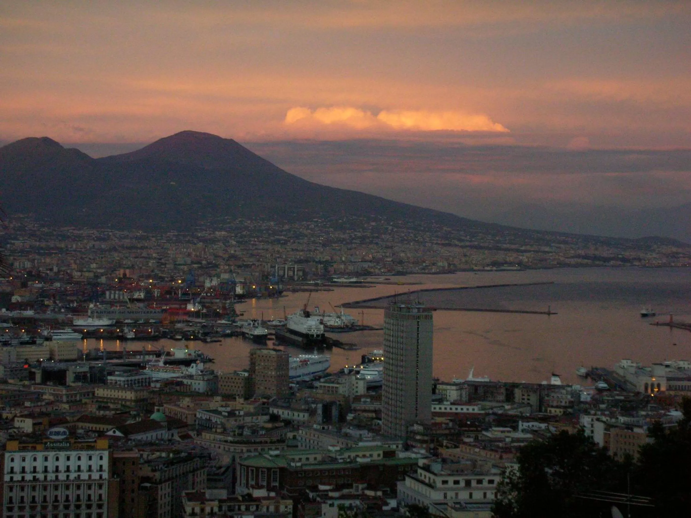 Bird's eye view in Guest House Pedamentina
