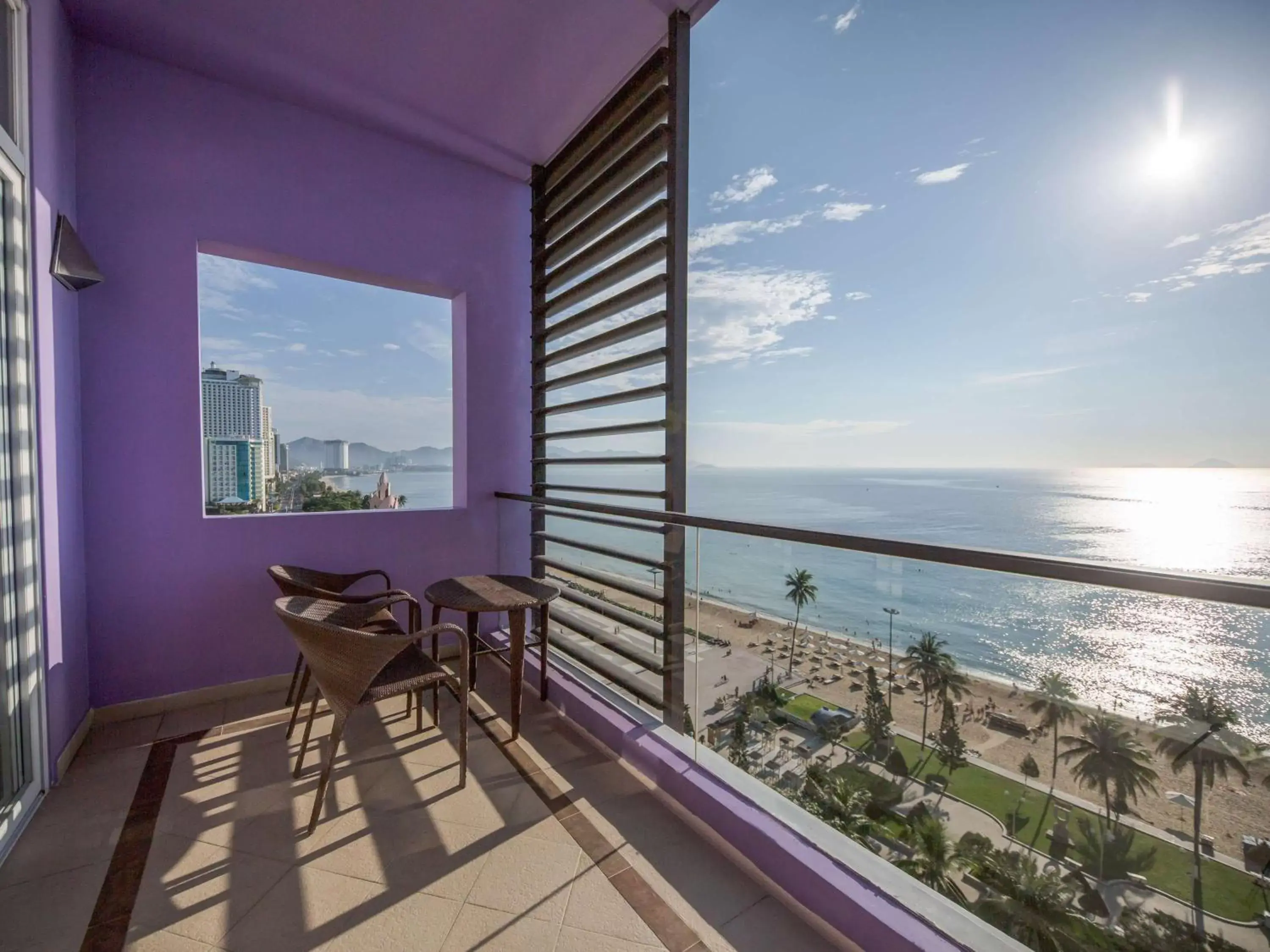 Bedroom, Balcony/Terrace in Hotel Novotel Nha Trang