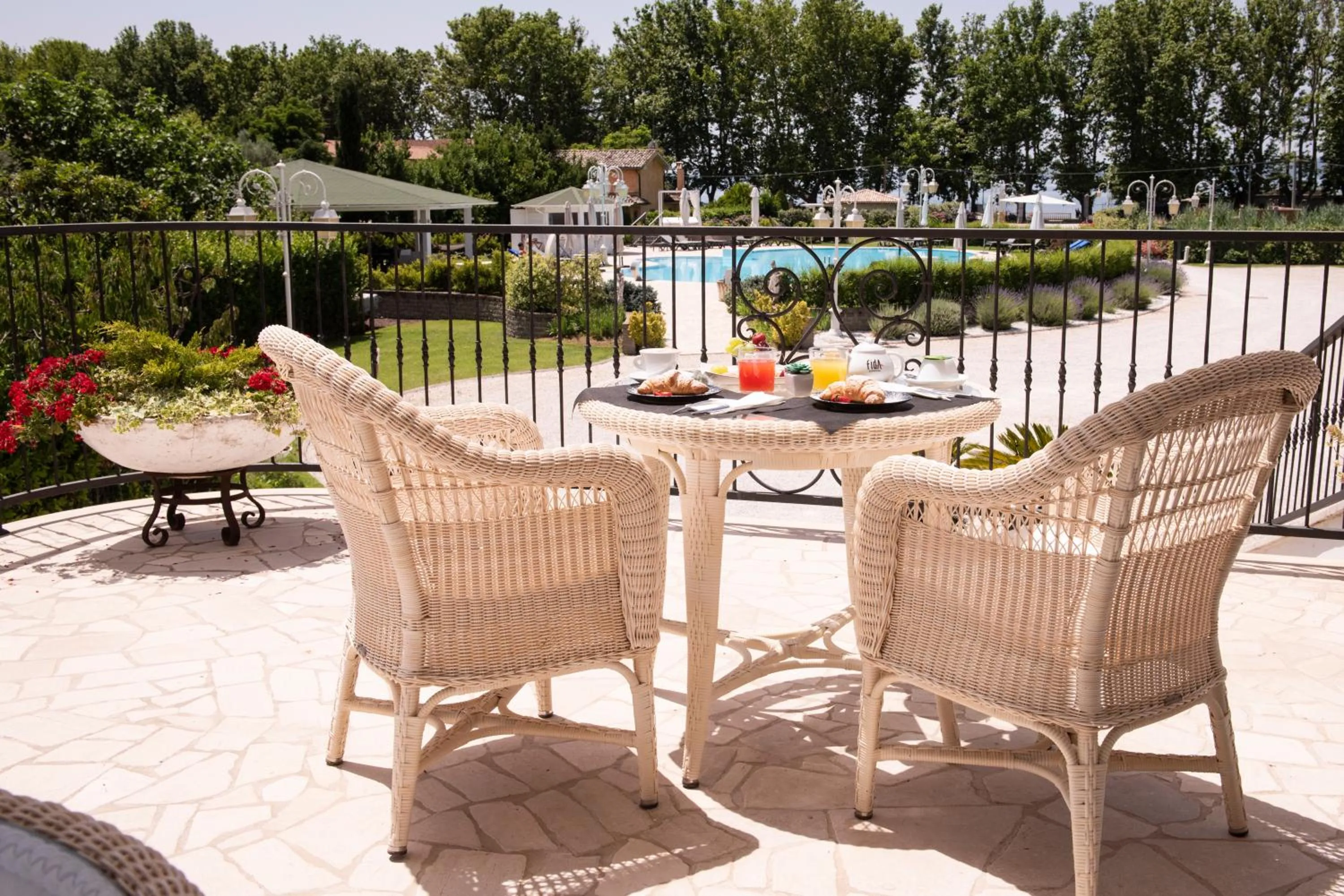 Patio in Ludwig Boutique Hotel & Spa