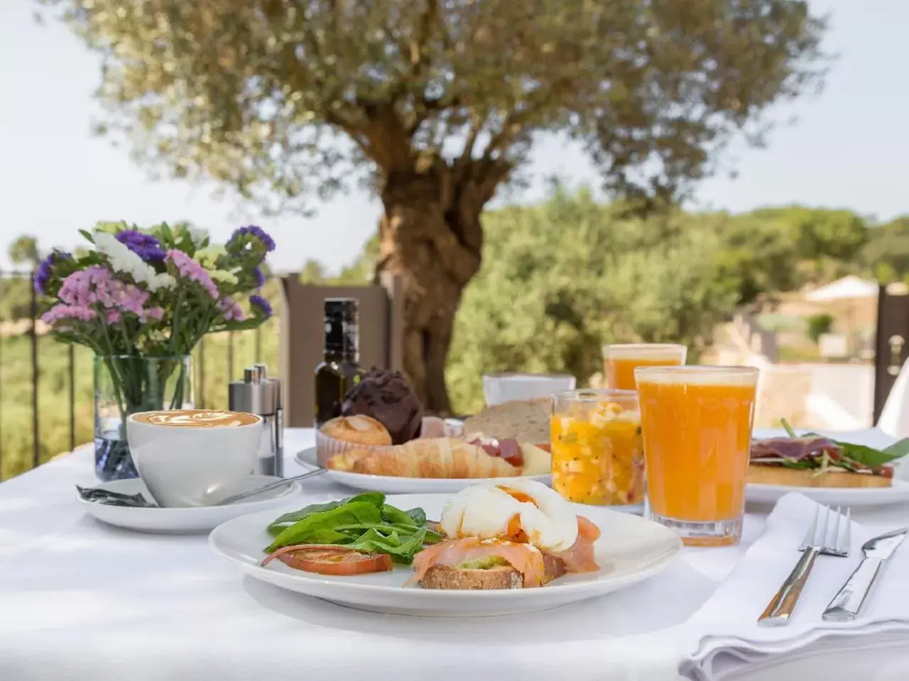 Breakfast in Finca Treurer - Olive Grove & Grand House - Adults Only