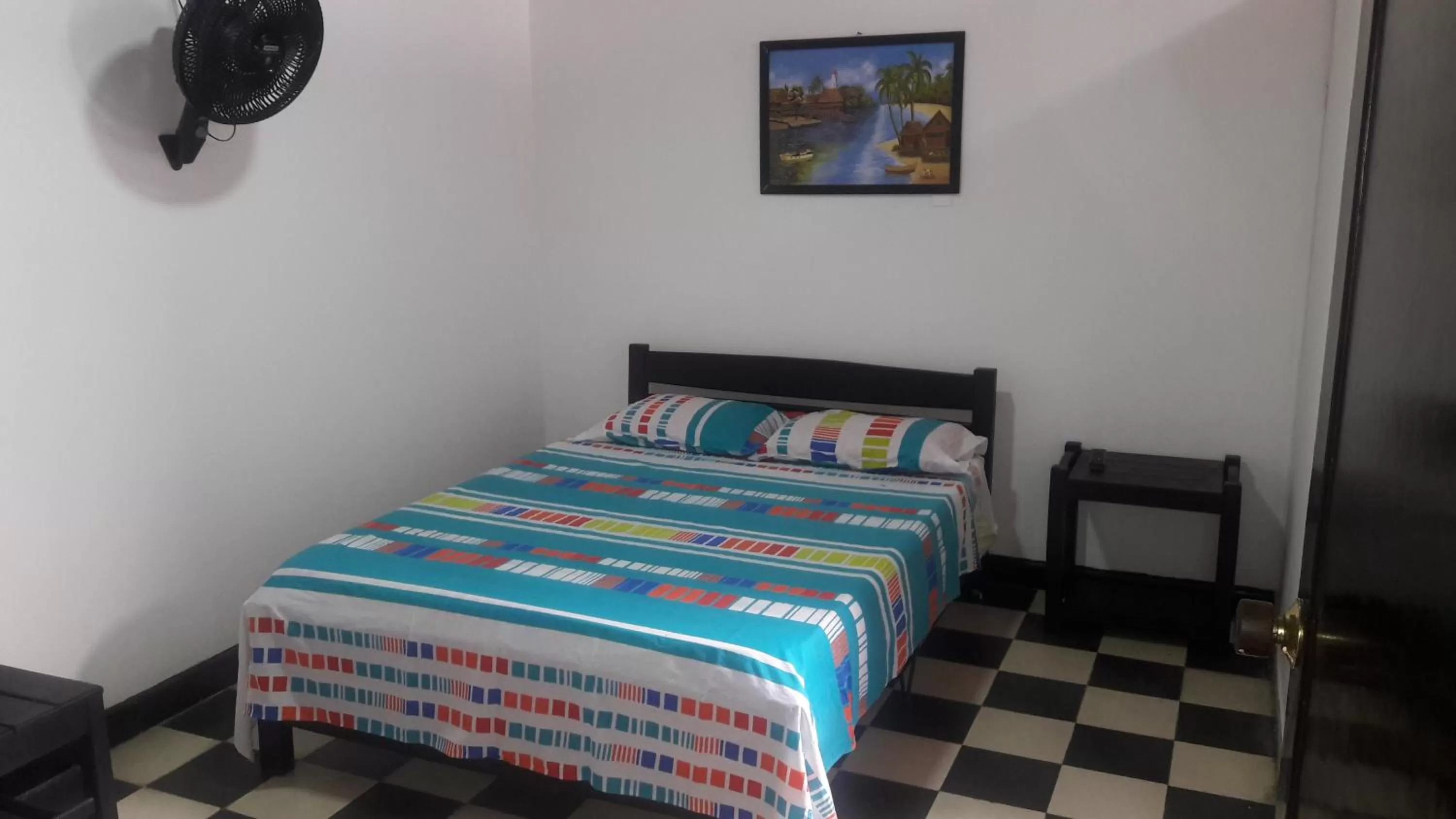 Bed in Hospedaje Santa Bárbara