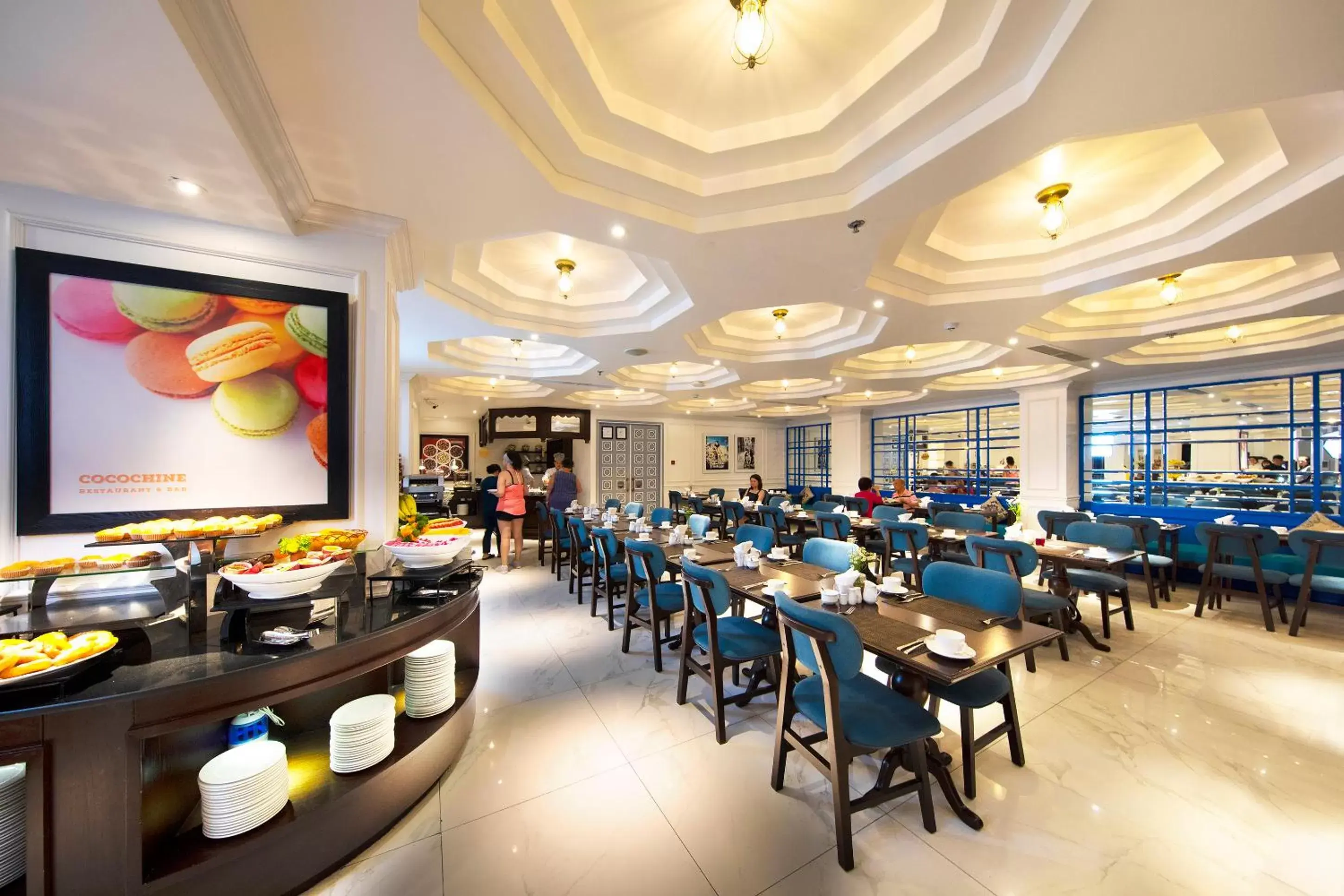 Buffet breakfast, Restaurant/Places to Eat in Alagon Saigon Hotel & Spa