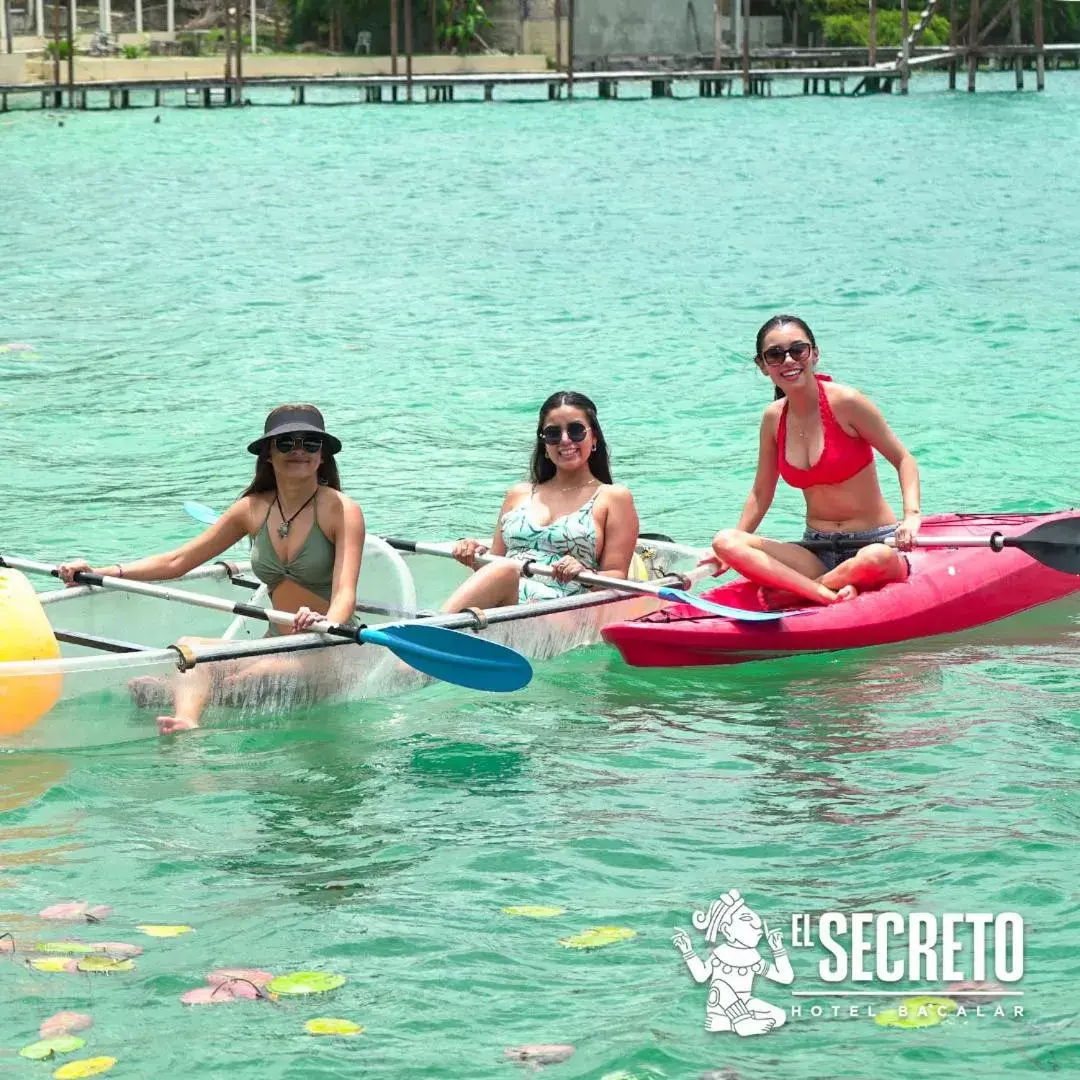 Hotel Secreto Frente a Laguna Bacalar - Opciones Todo Incluido