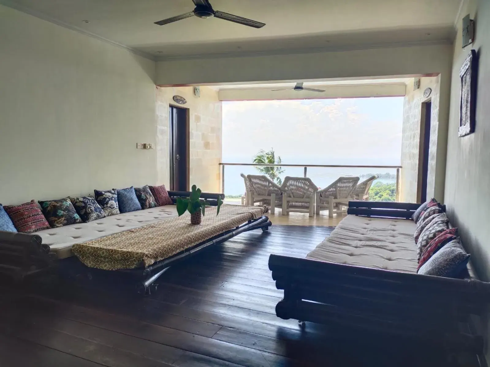 Balcony/Terrace, Seating Area in Villa Umbrella Lombok