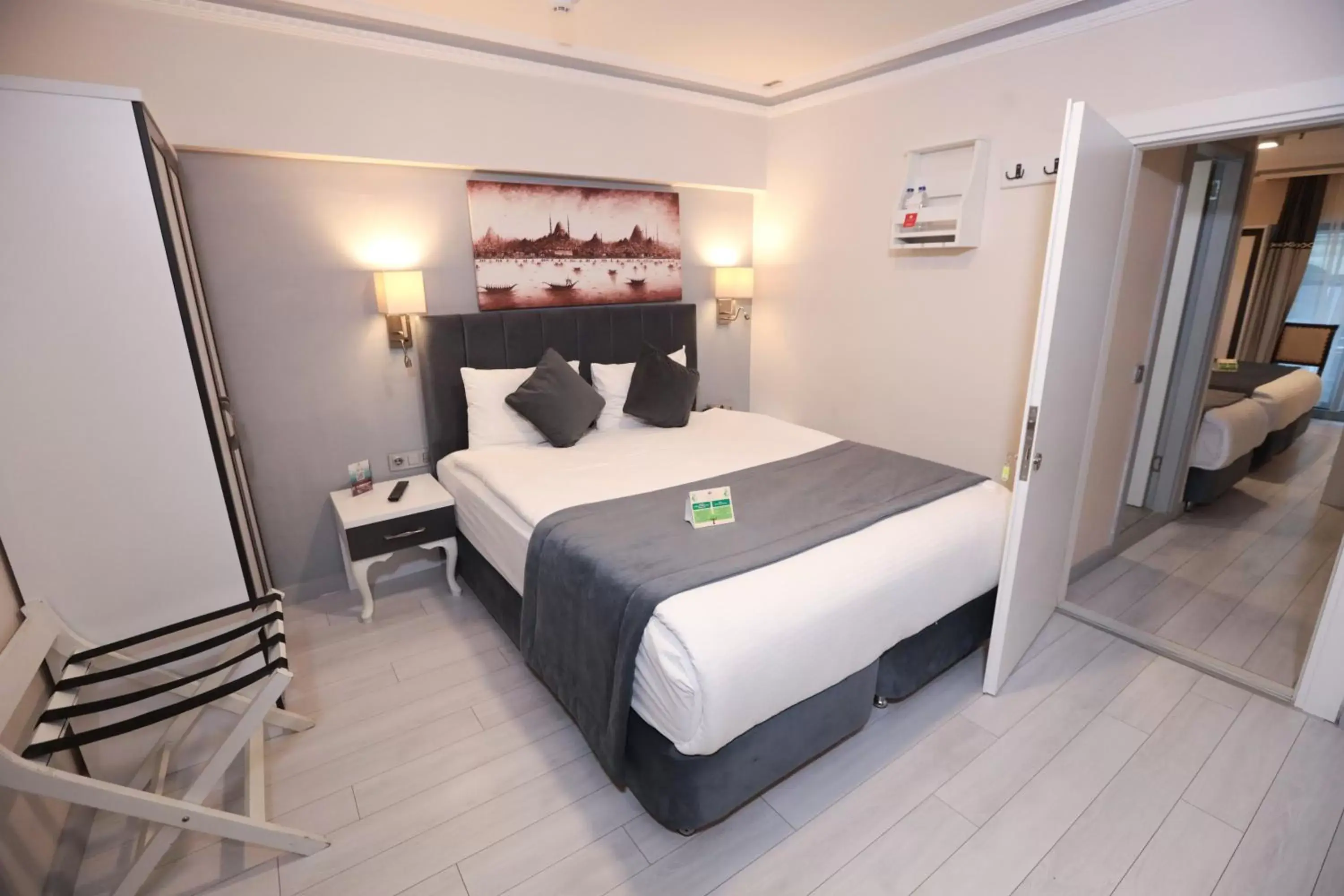 Bed in Skalion Hotel & SPA
