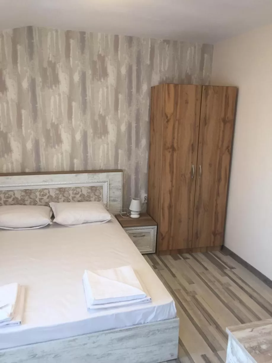 Bed in Family Hotel Malibu