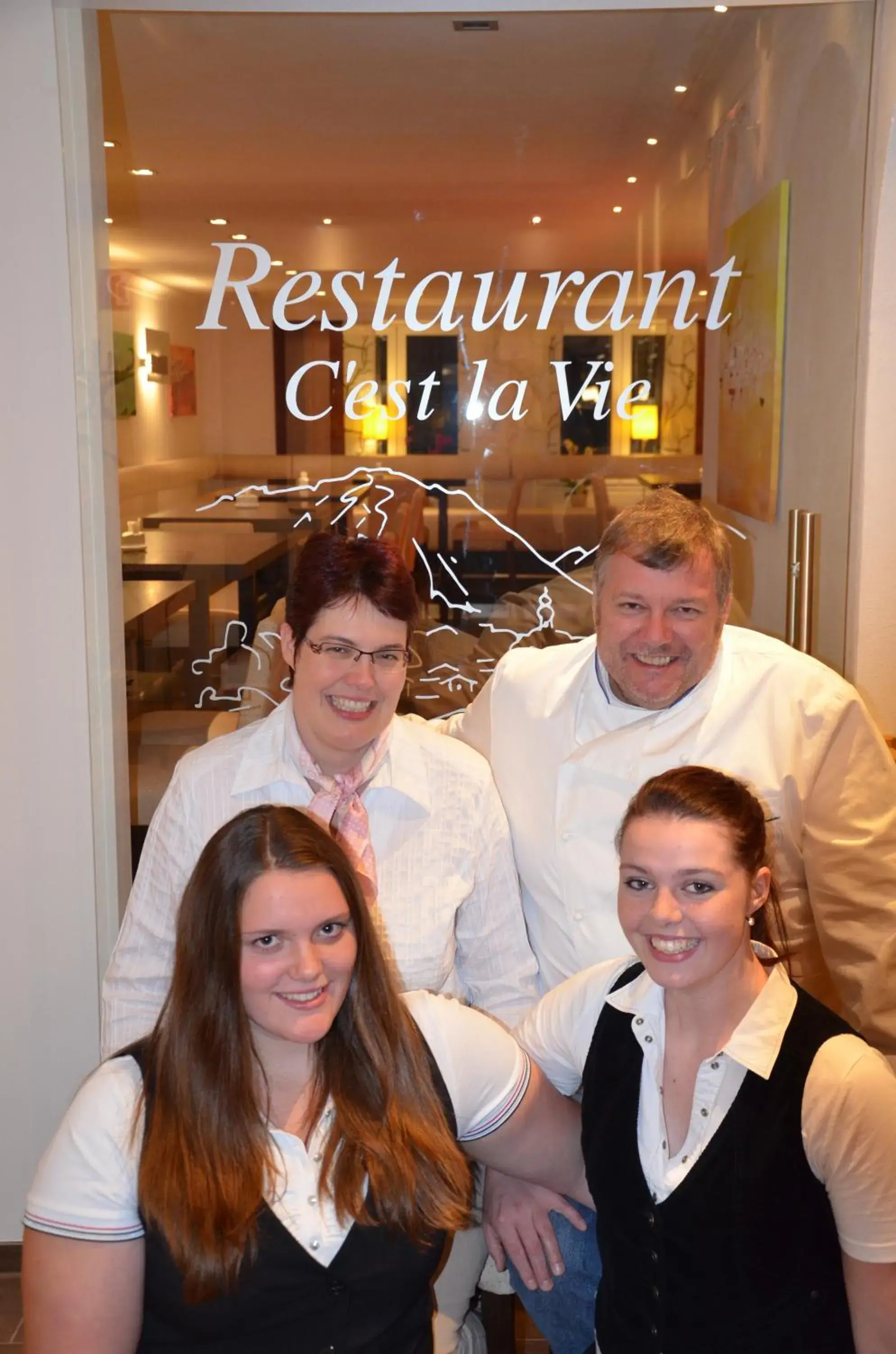 Staff in Hotel-Restaurant Bellevue