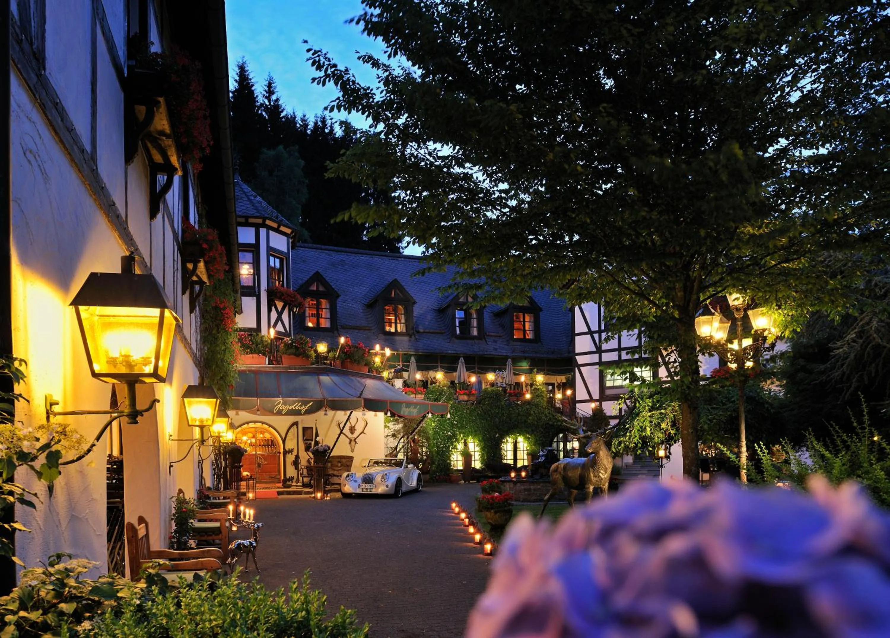Facade/entrance in Relais & Châteaux Jagdhof Glashütte