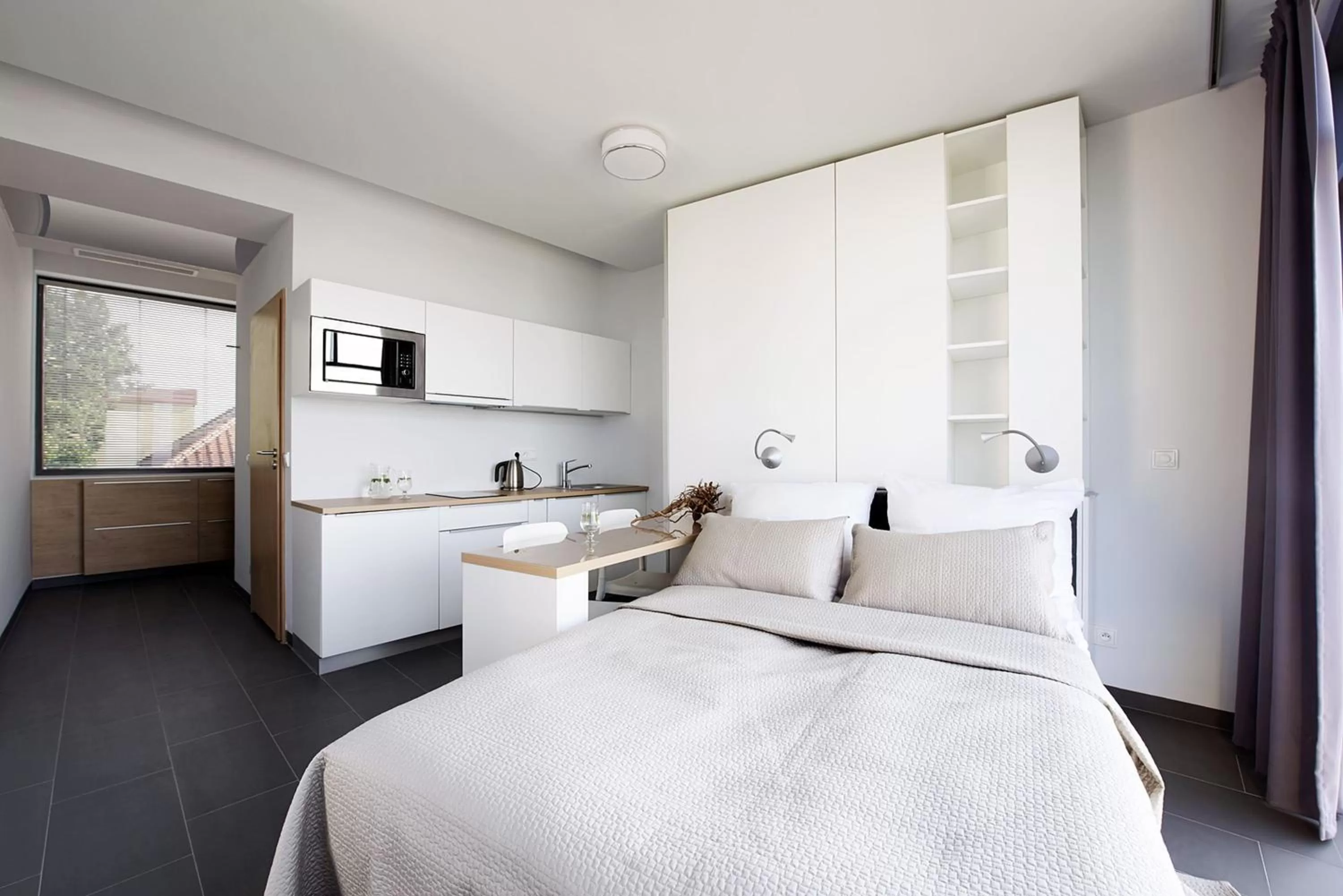 Seating area, Bed in Boulevard Ustronie Morskie by Zdrojowa