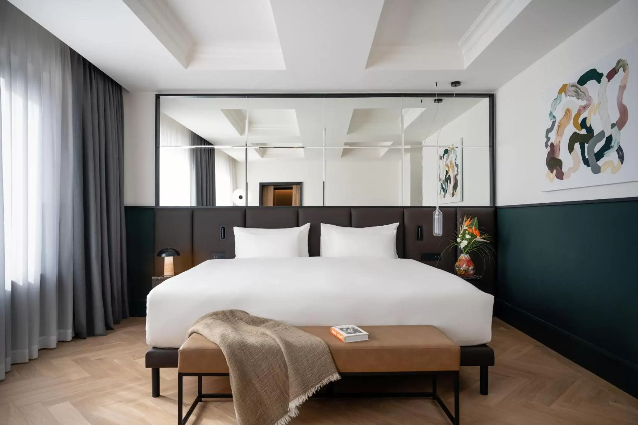 Bedroom, Bed in Almanac X Alcron Prague