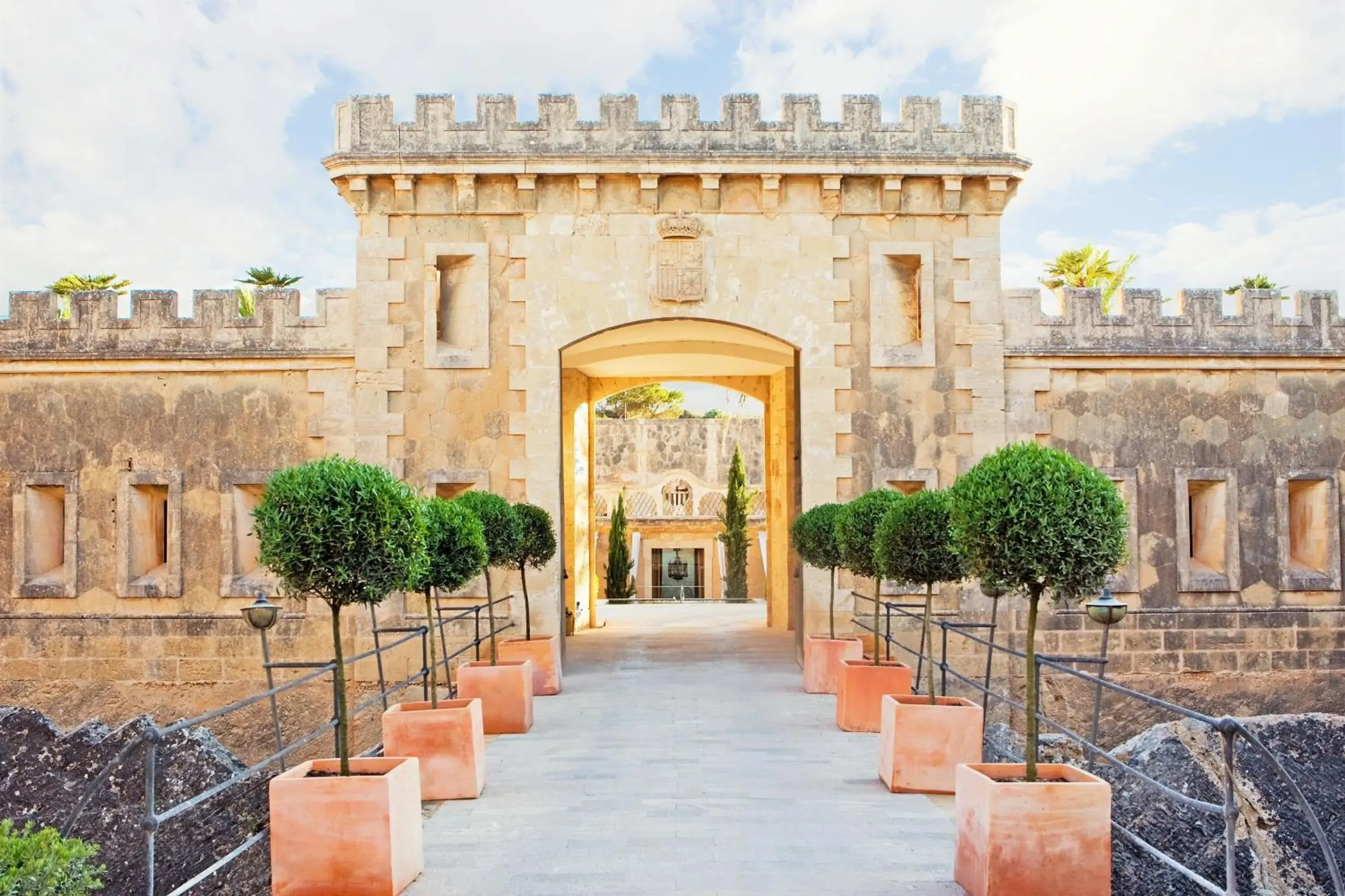 Facade/entrance in Cap Rocat, a Small Luxury Hotel of the World