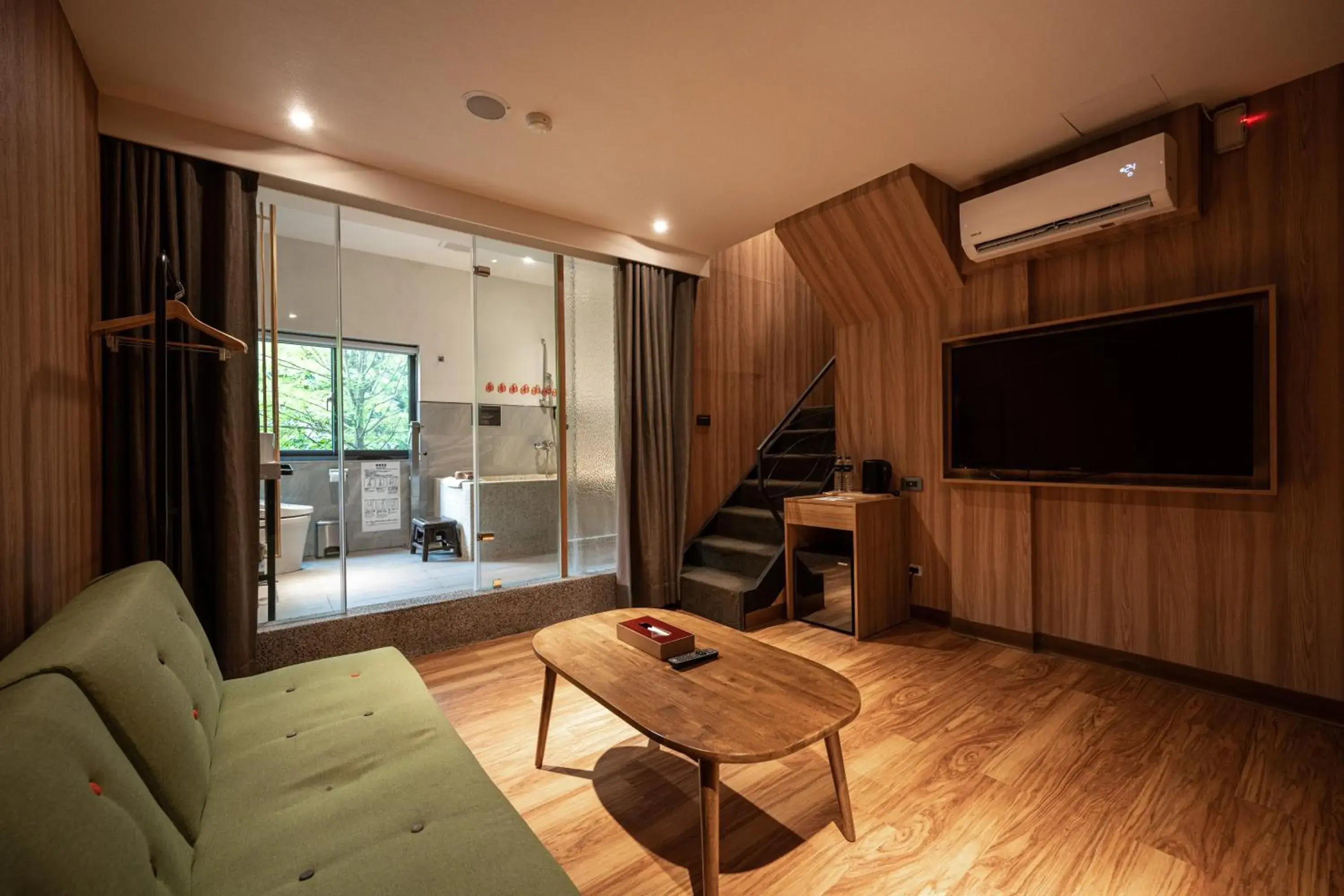 Living room, Seating Area in Yunoyado Onsen Hotspring Hotel Deyang