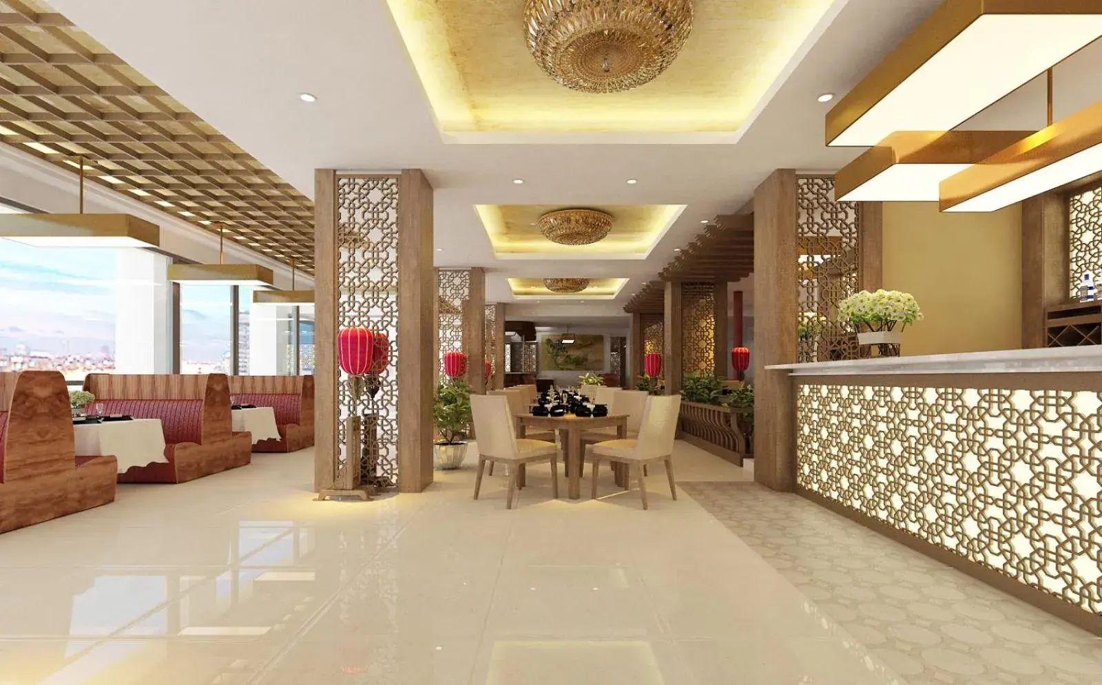 Lobby/Reception in Dong Khanh Hotel