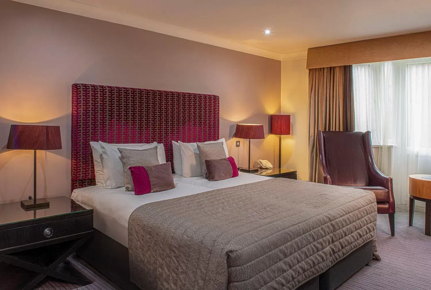 Seating area, Bed in Staverton Park Hotel & Golf Club Seating area, Bed in Staverton Park Hotel & Golf Club