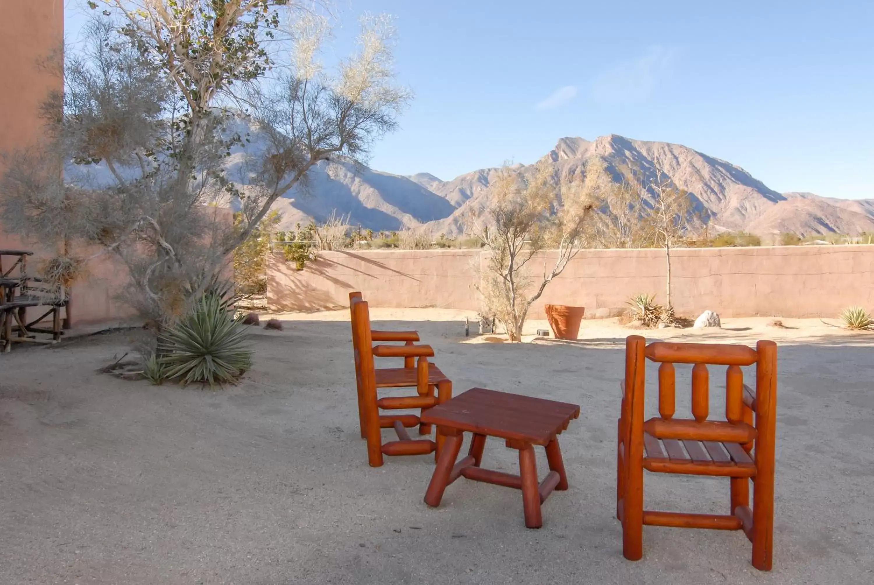 Patio in Borrego Valley Inn