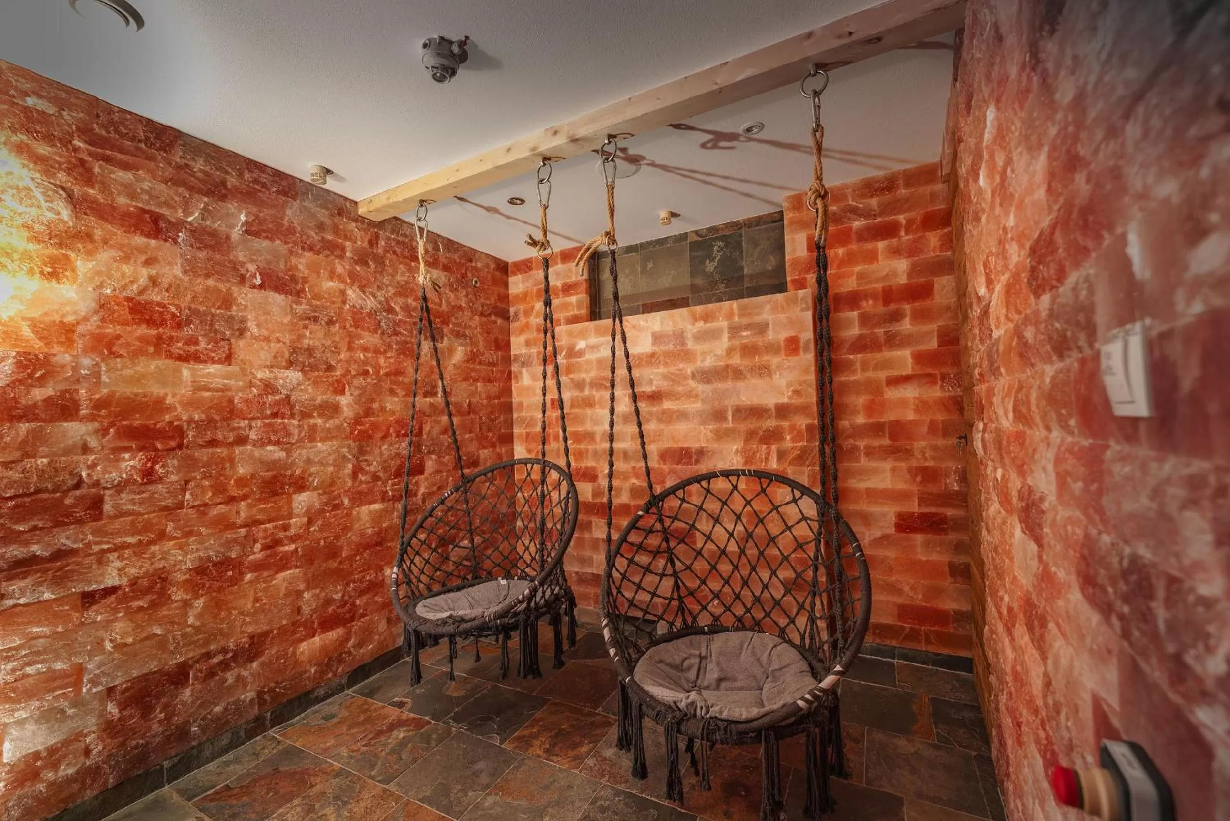 Sauna in Naturhotel Lärchenhof