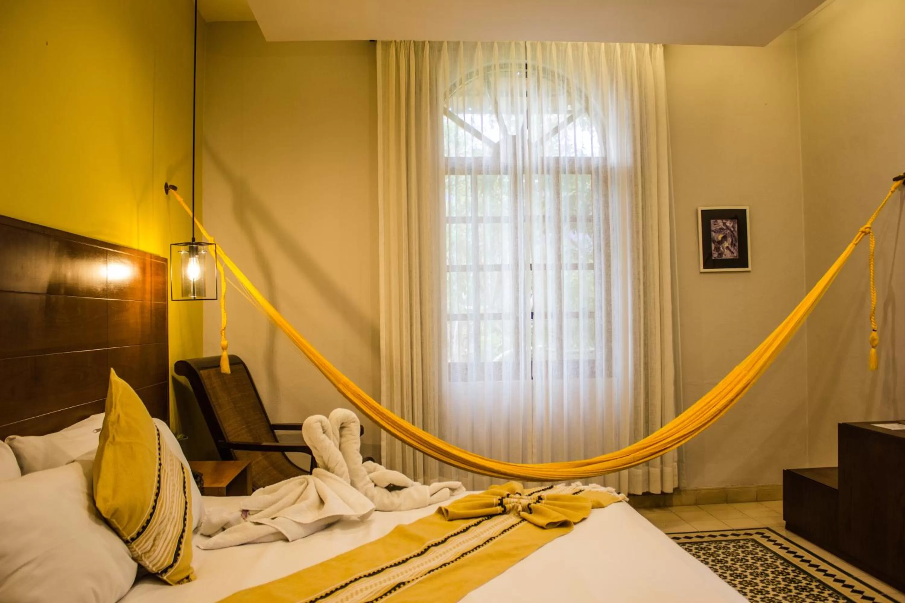 Bed in Hotel Marionetas