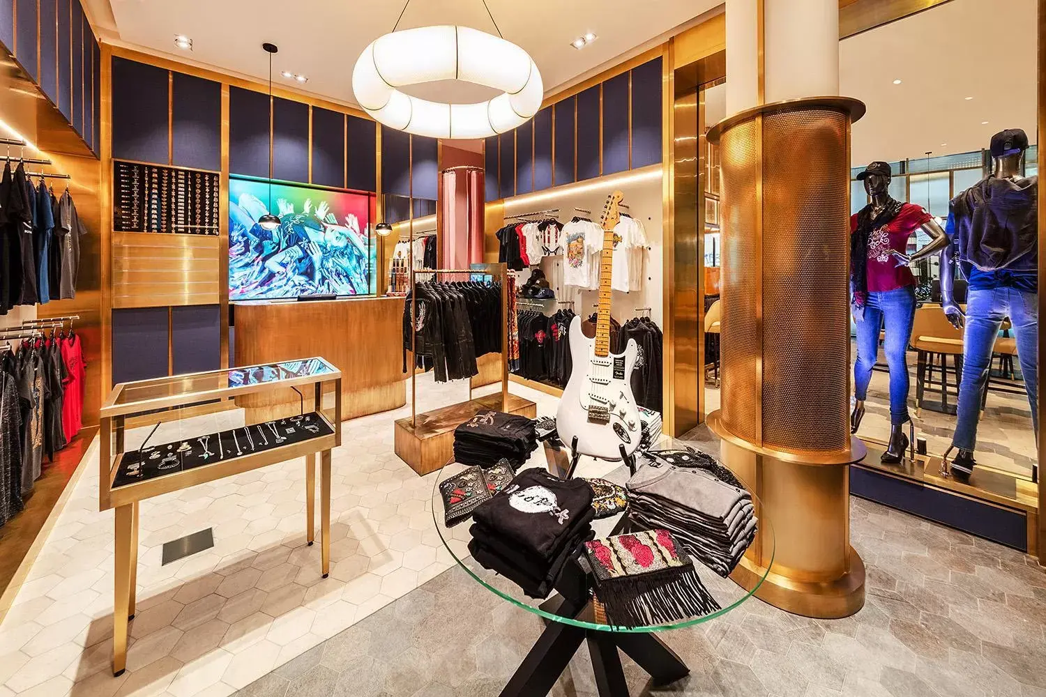On-site shops in Hard Rock Hotel Budapest