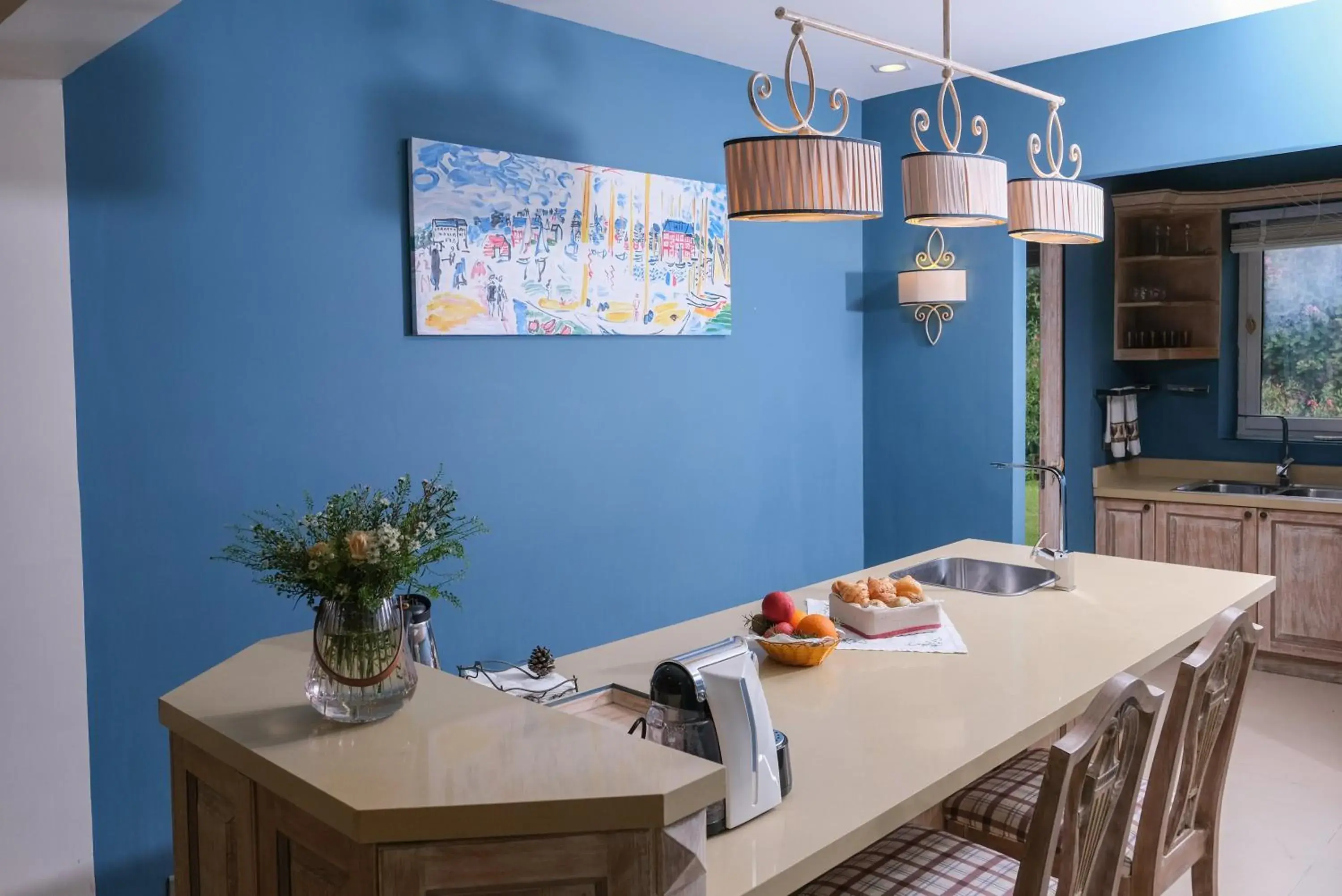 Kitchen or kitchenette, Dining Area in Binh An Village Resort