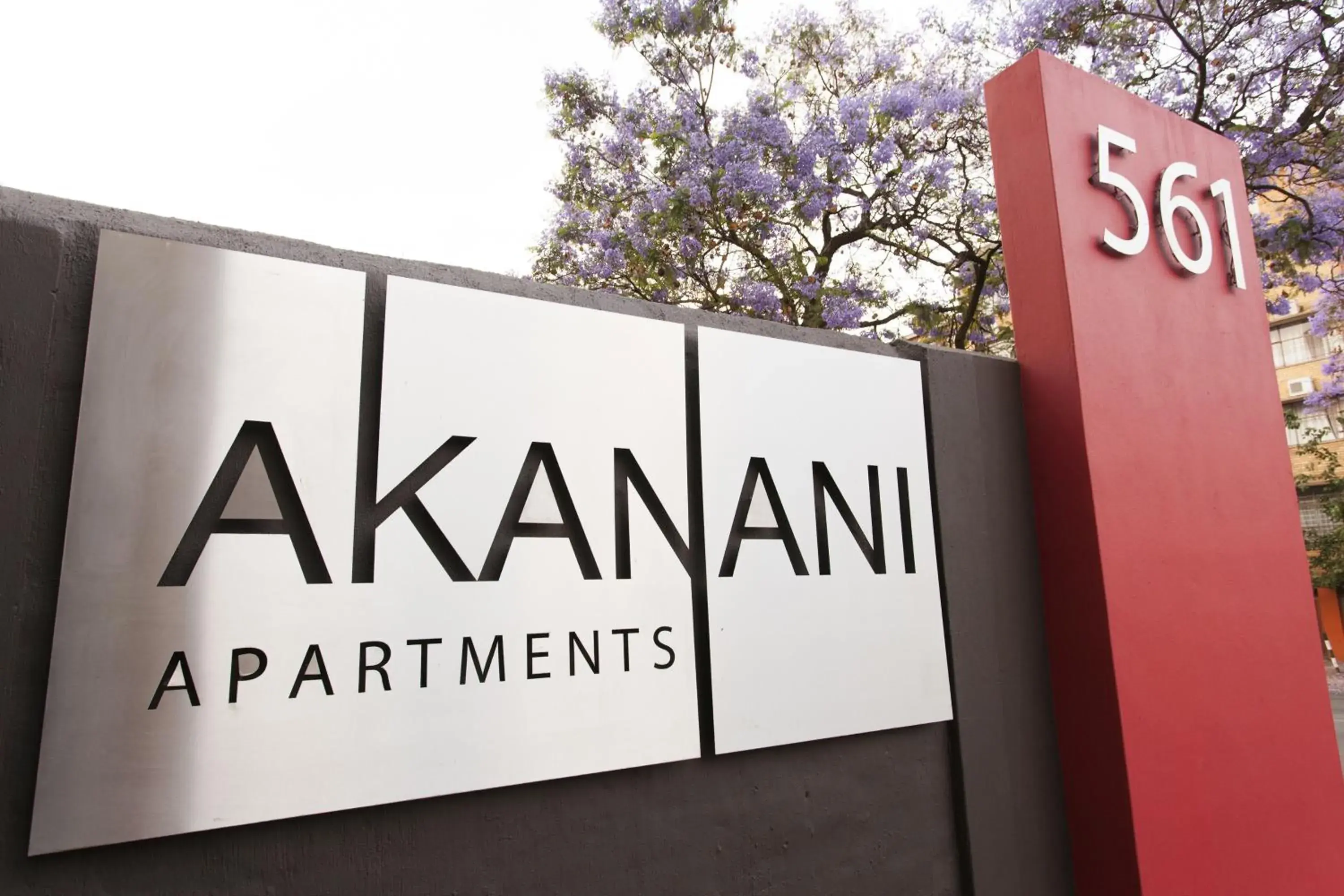 Facade/entrance, Property Logo/Sign in Akanani Apartments
