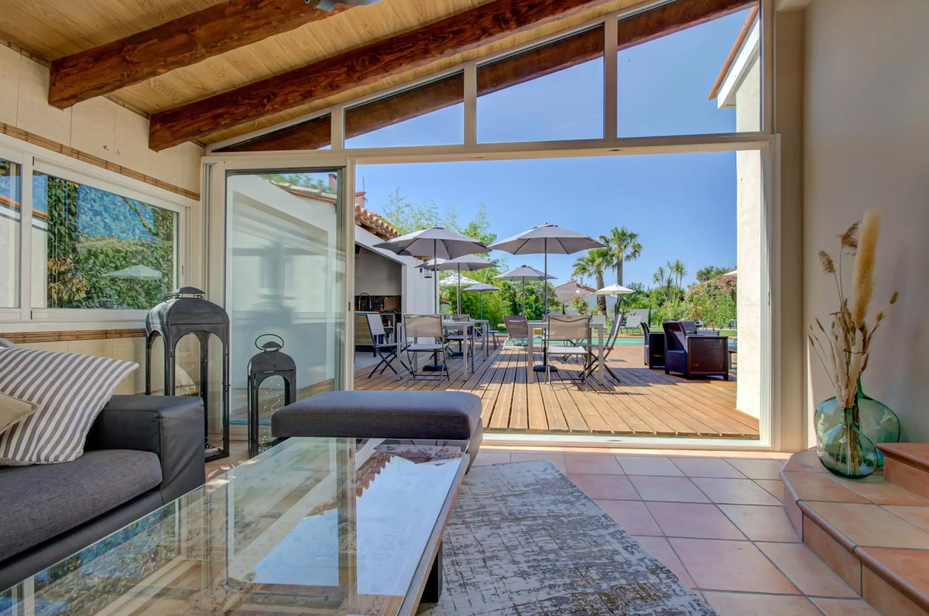 Living room in Domaine Le Courti