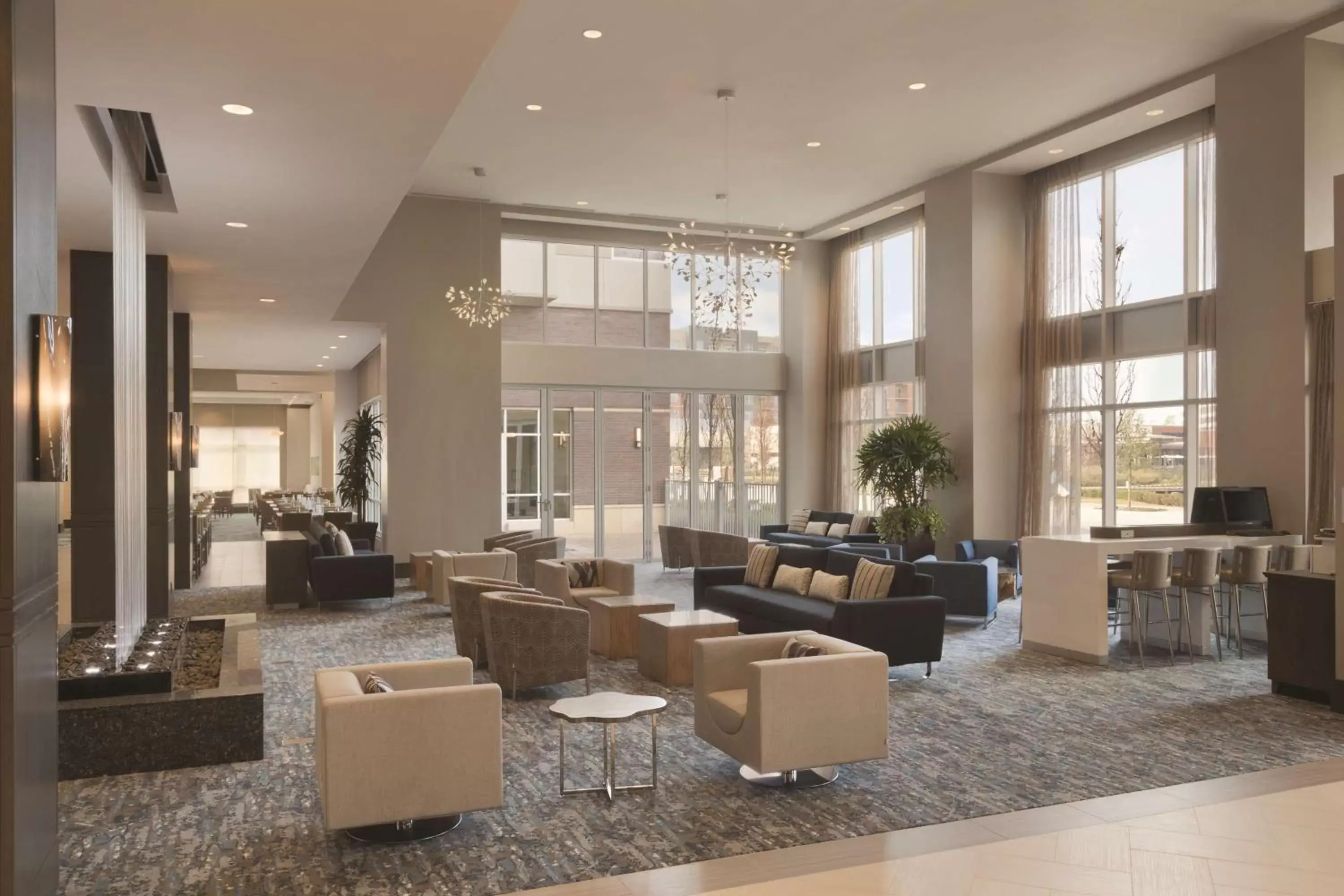 Lobby or reception, Lobby/Reception in Embassy Suites by Hilton The Woodlands