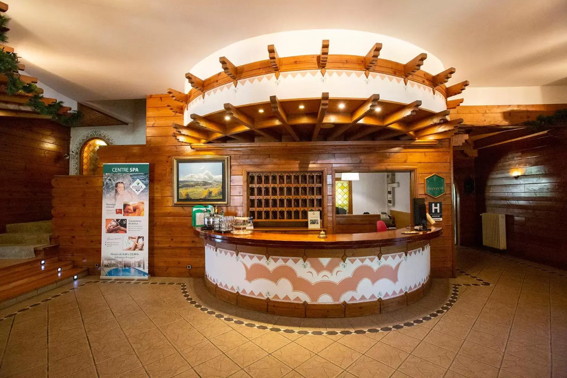 Lobby or reception, Lobby/Reception in Hotel Grèvol Spa