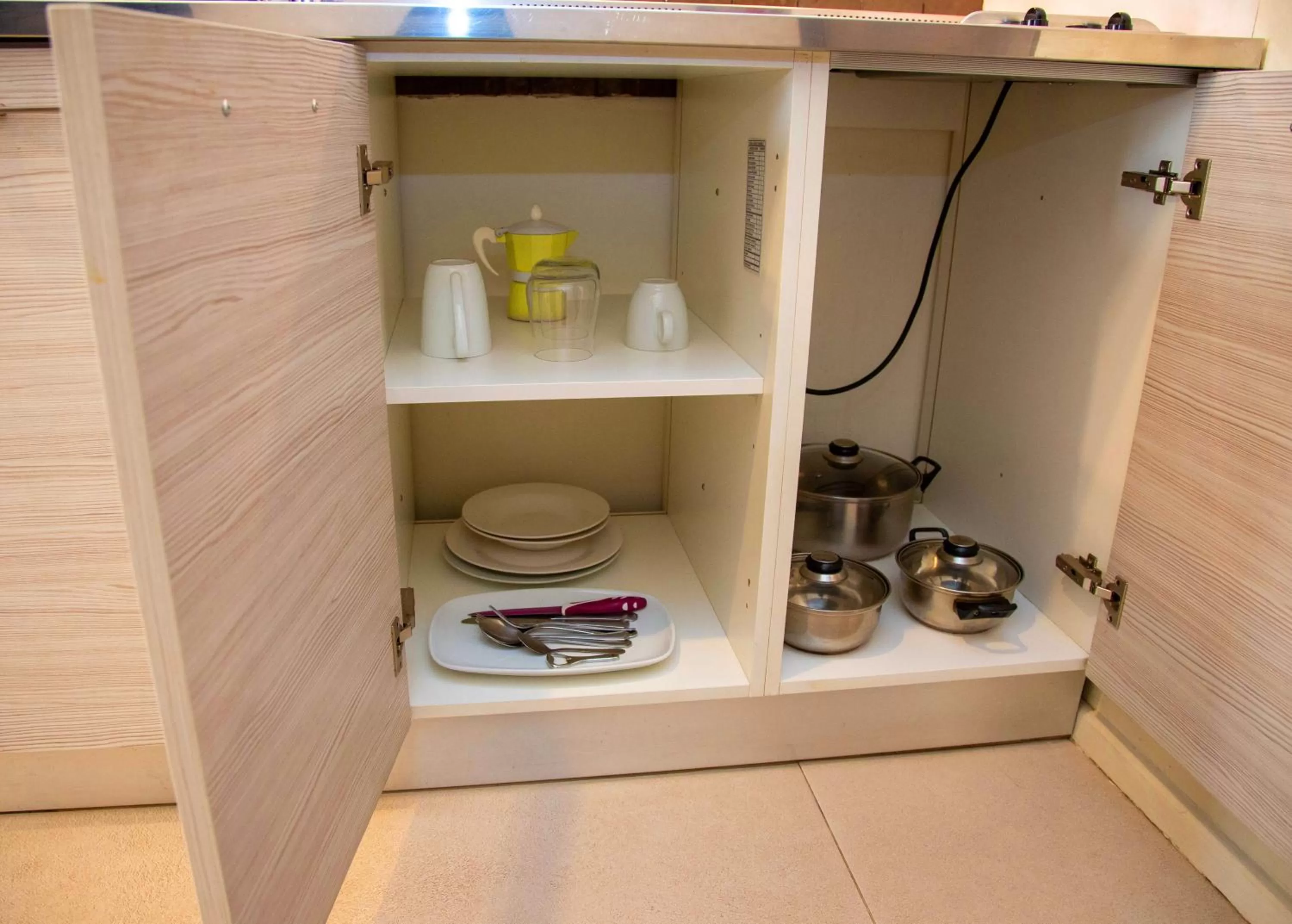 Kitchen or kitchenette in Hotel La Villette