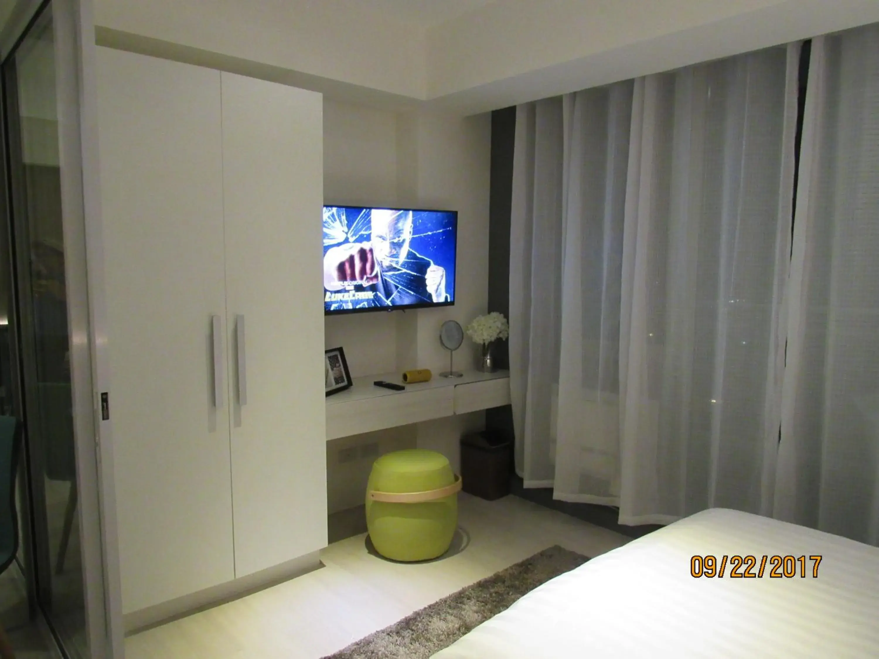 Bedroom, TV/Entertainment Center in Azure Urban Beach Resort Manila by Radlett