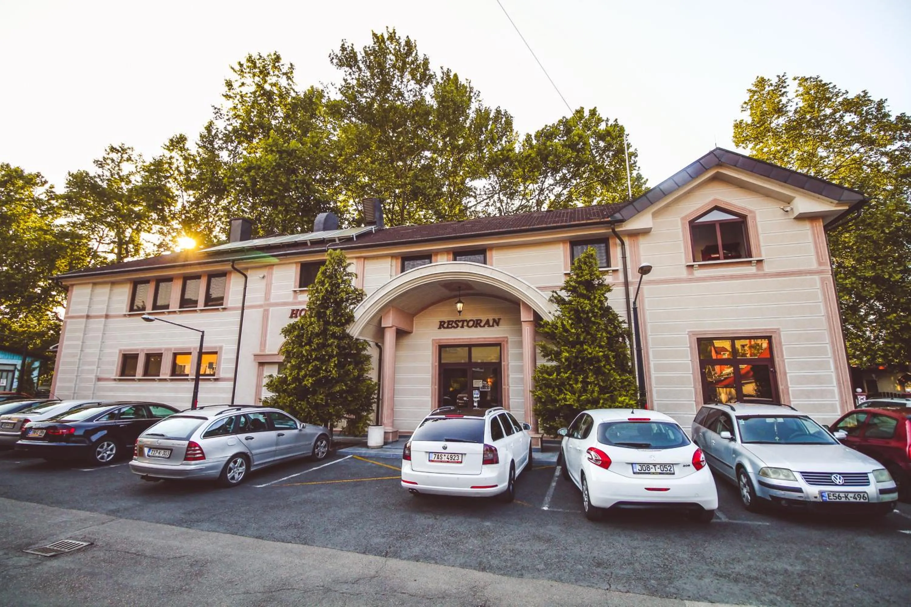 Property building in Hotel Vila Vrbas