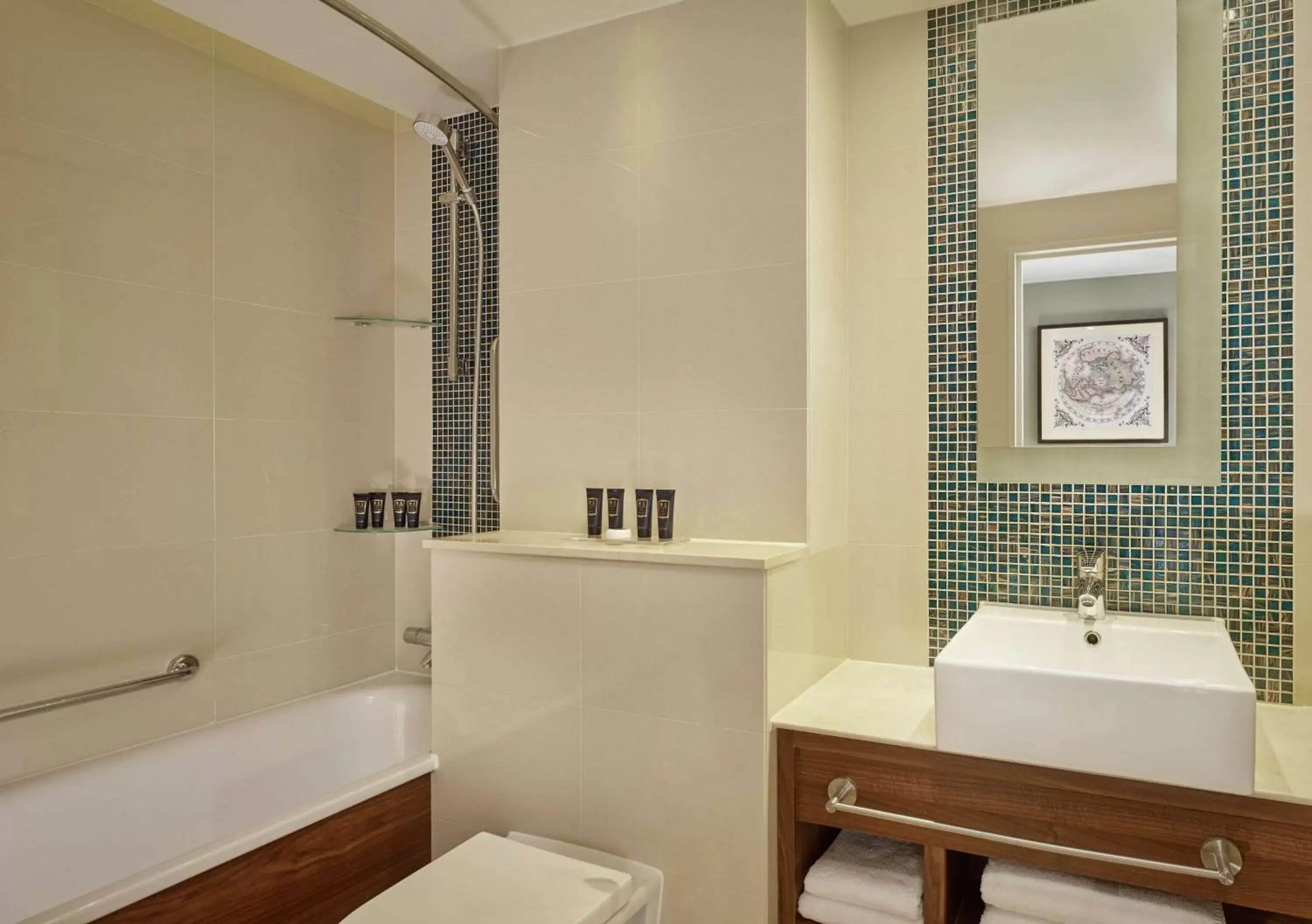 Bathroom in 100 Queen’s Gate Hotel London, Curio Collection by Hilton