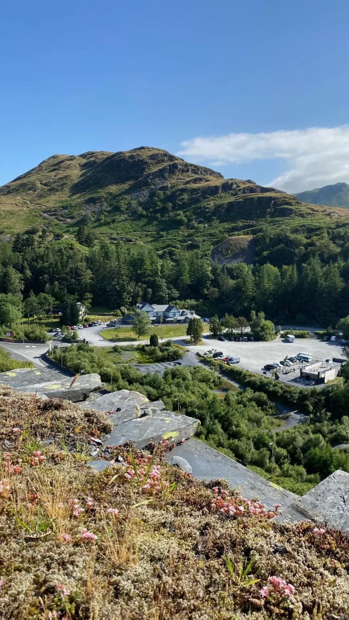 Natural landscape in Plas Weunydd