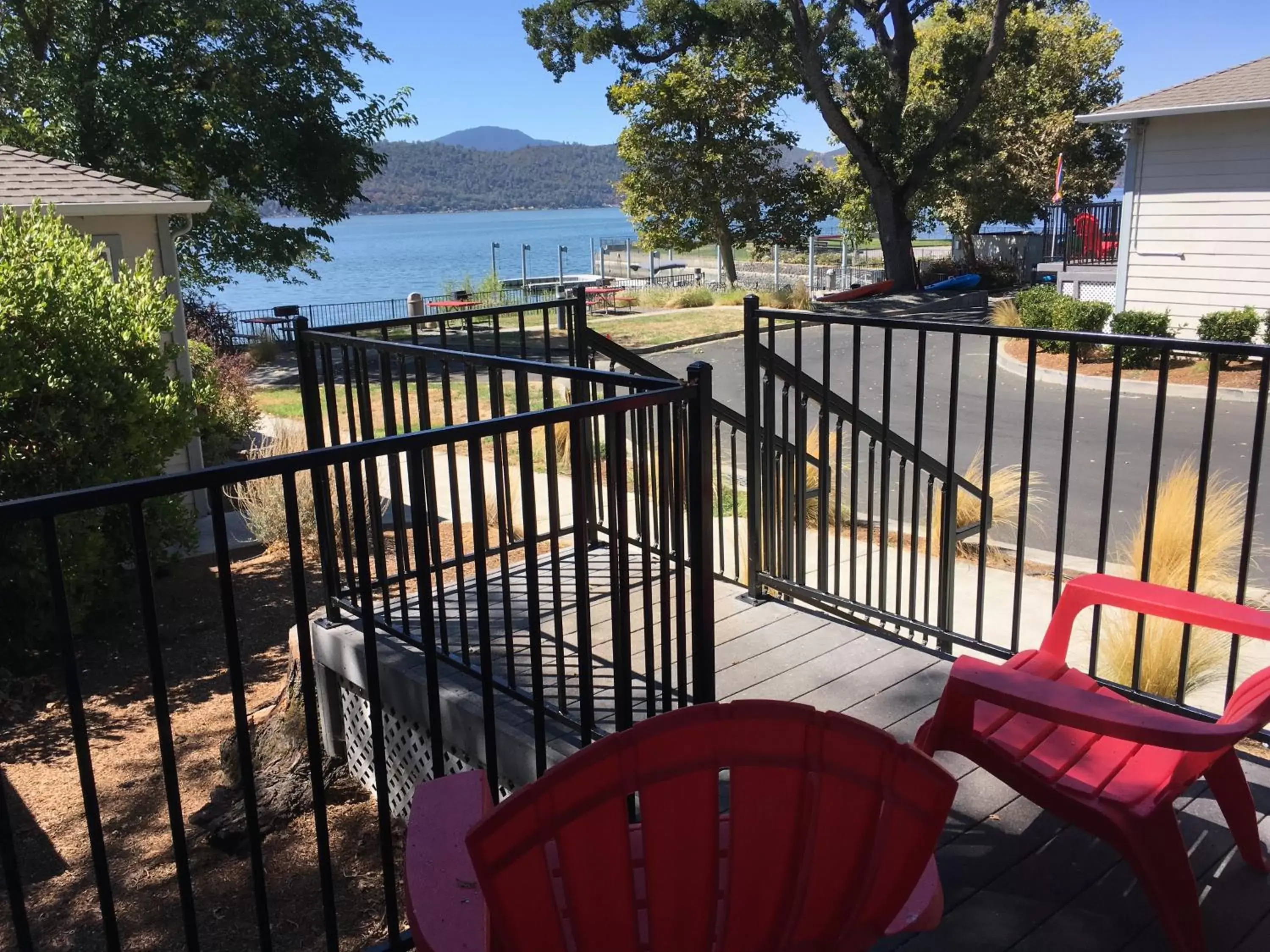 Balcony/Terrace in Clear Lake Cottages & Marina
