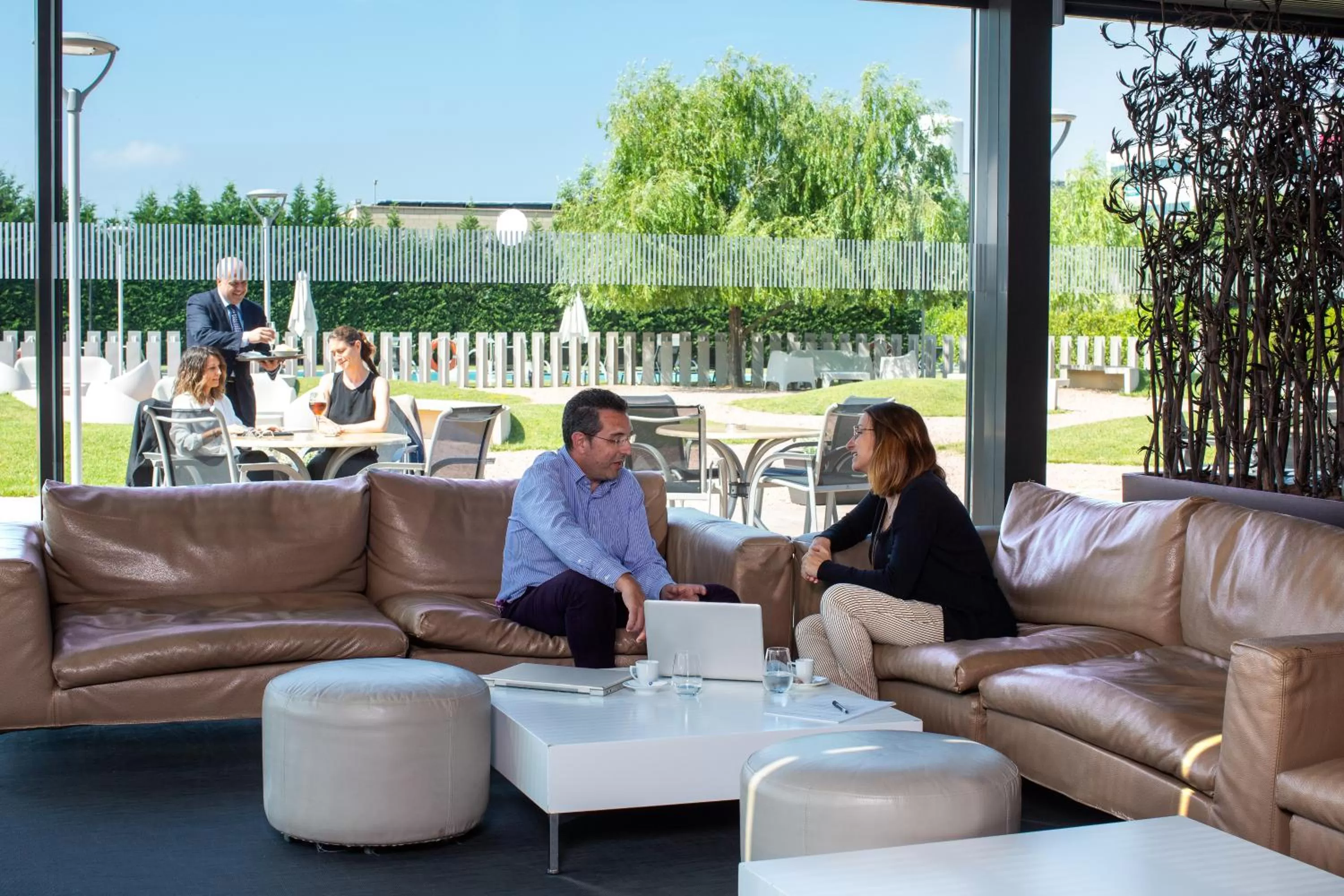 Lounge or bar in BAH Barcelona Airport Hotel