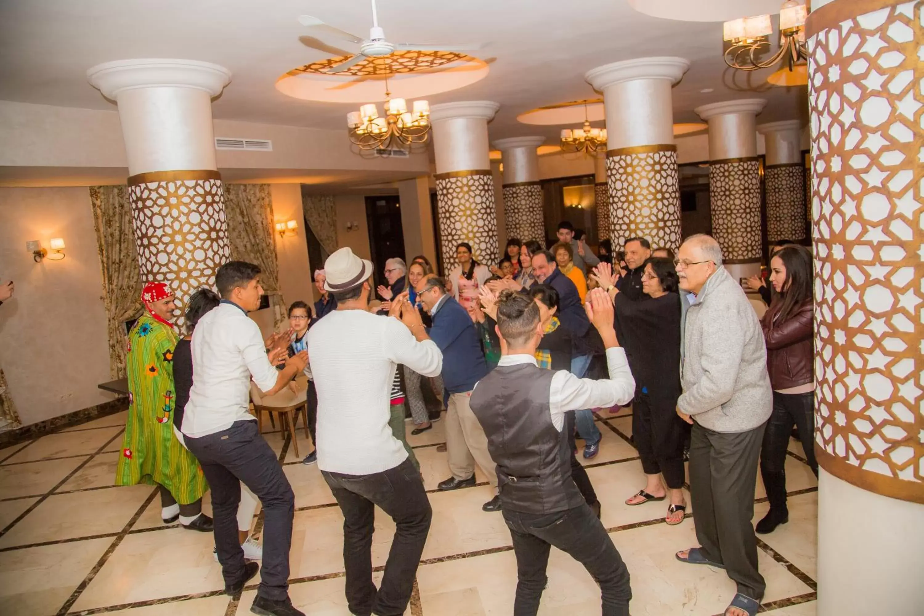 Evening entertainment in Zalagh Kasbah Hotel & Spa
