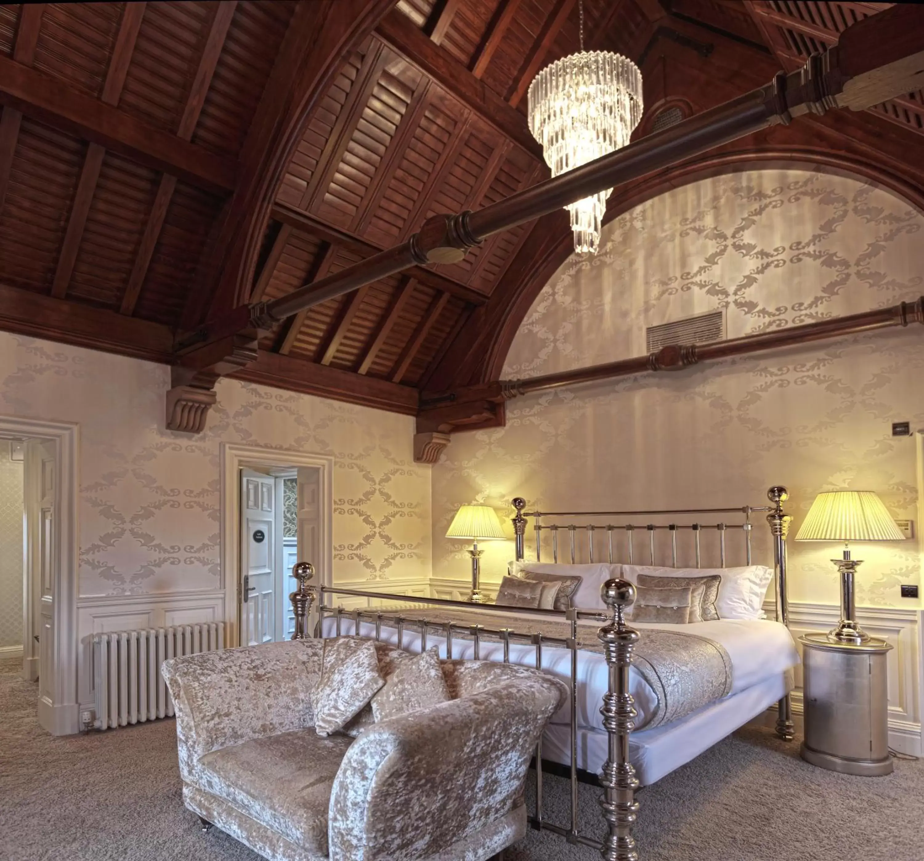 Bedroom in Fonab Castle Hotel