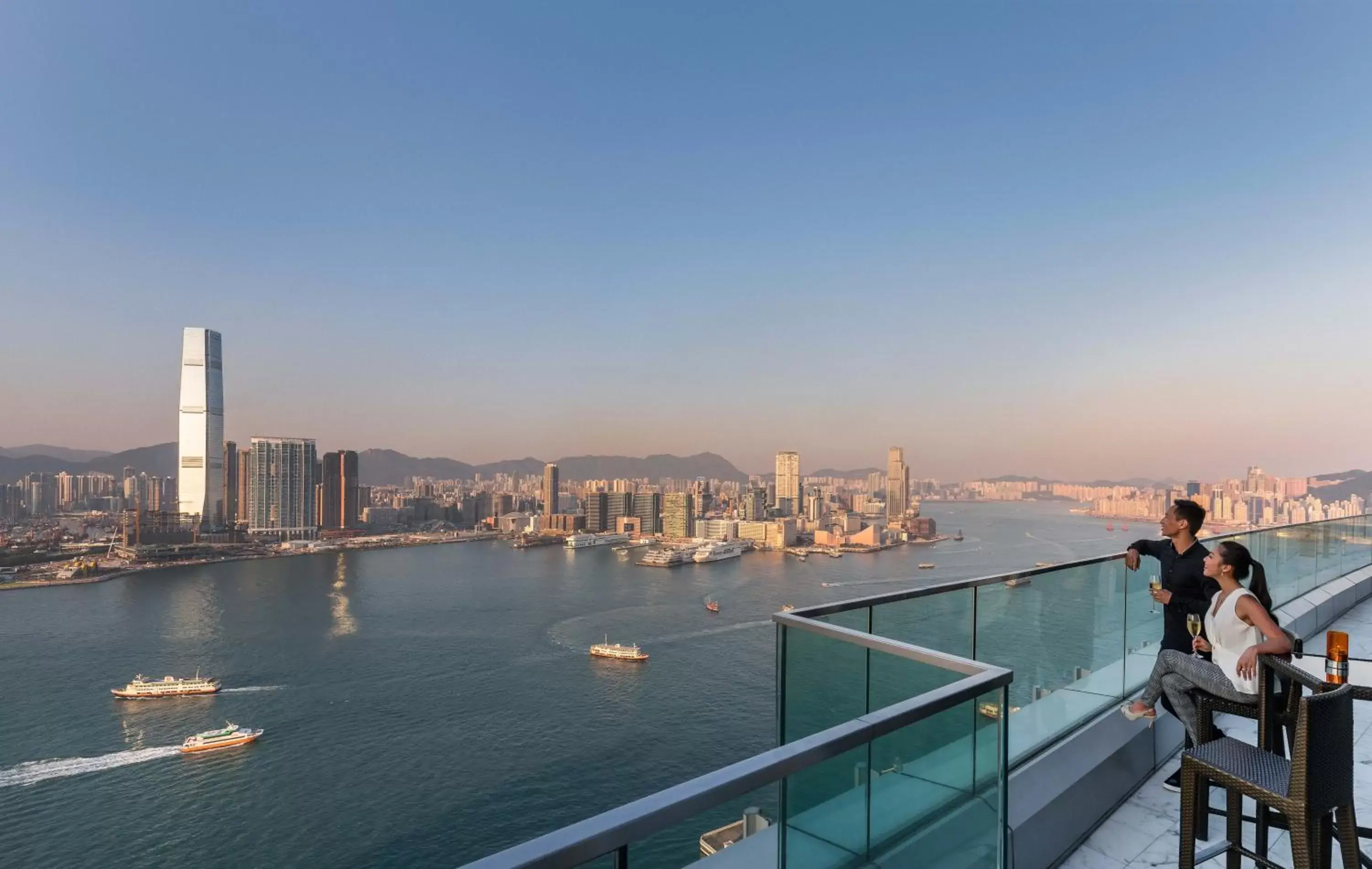 Balcony/Terrace in Four Seasons Hotel Hong Kong