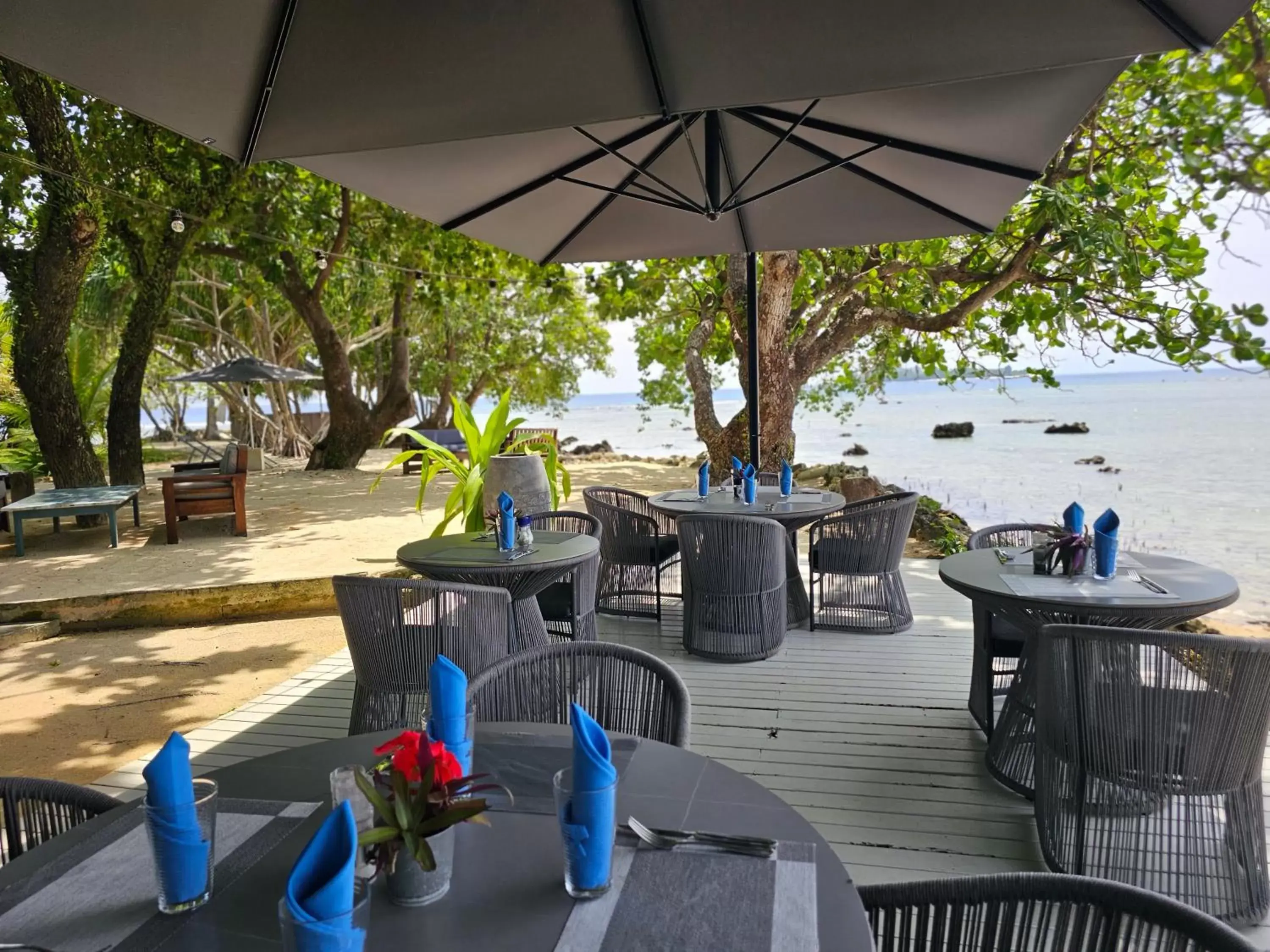 Seating area, Restaurant/Places to Eat in Turtle Bay Lodge