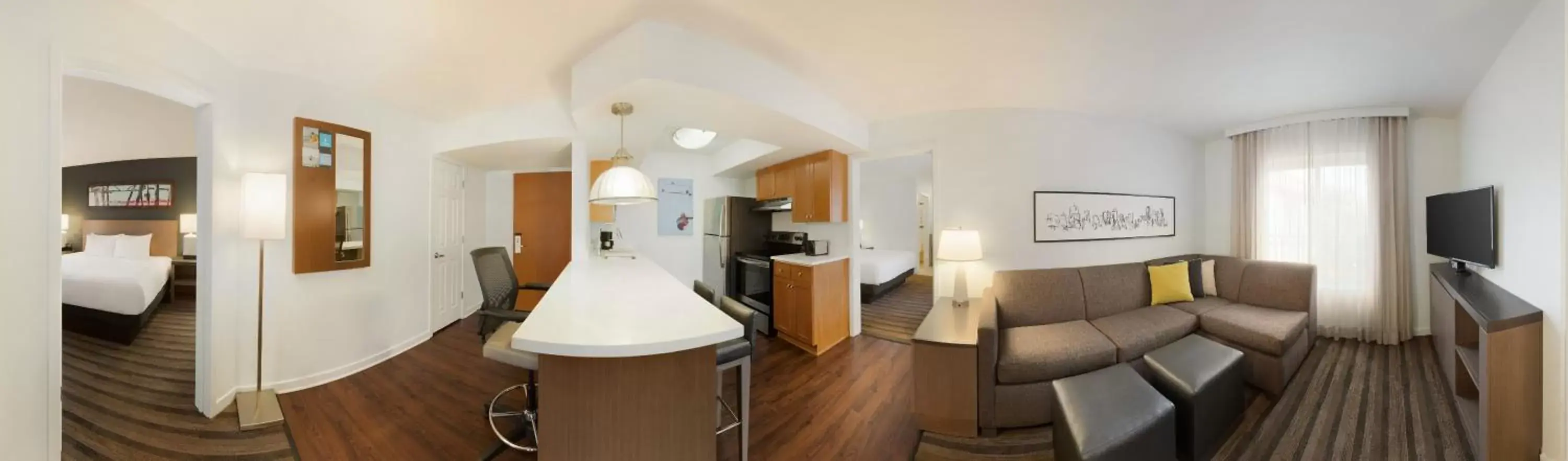 Two-Bedroom Suite with Shower - Disability Access in Hyatt House Miami Airport