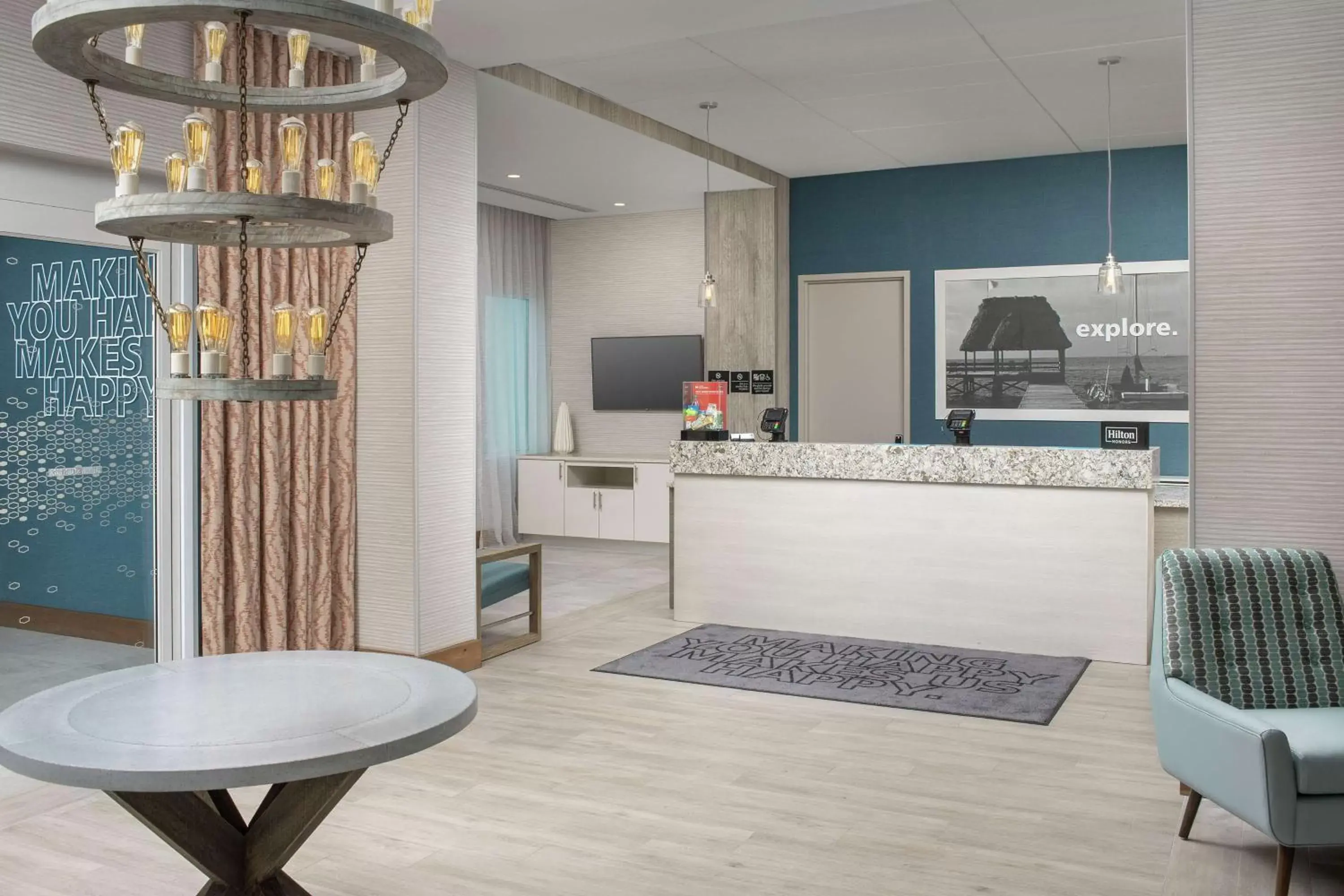 Lobby or reception in Hampton Inn Marathon - Florida Keys Lobby or reception in Hampton Inn Marathon - Florida Keys