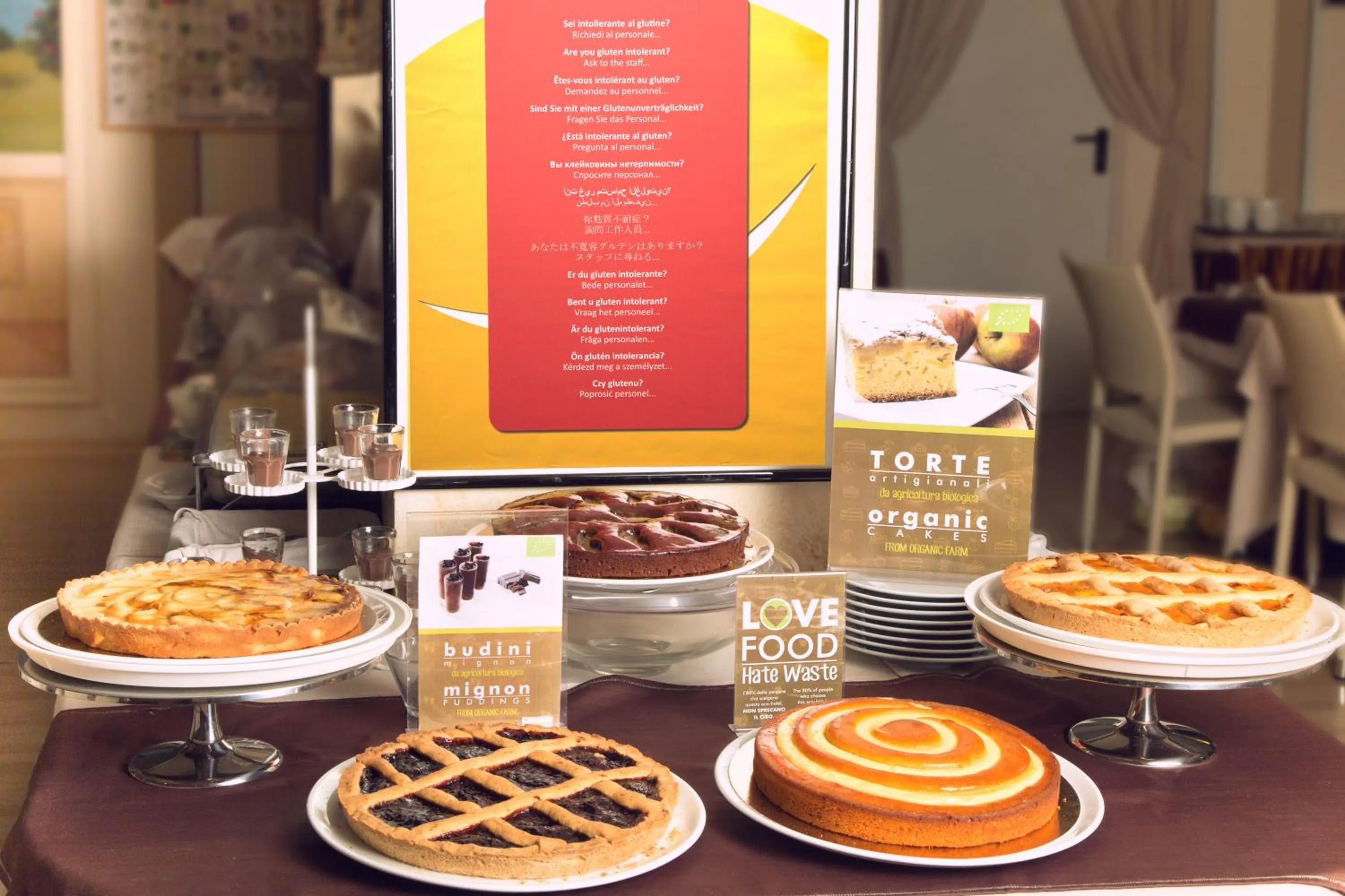 Food in eco Hotel Milano & BioRiso Restaurant