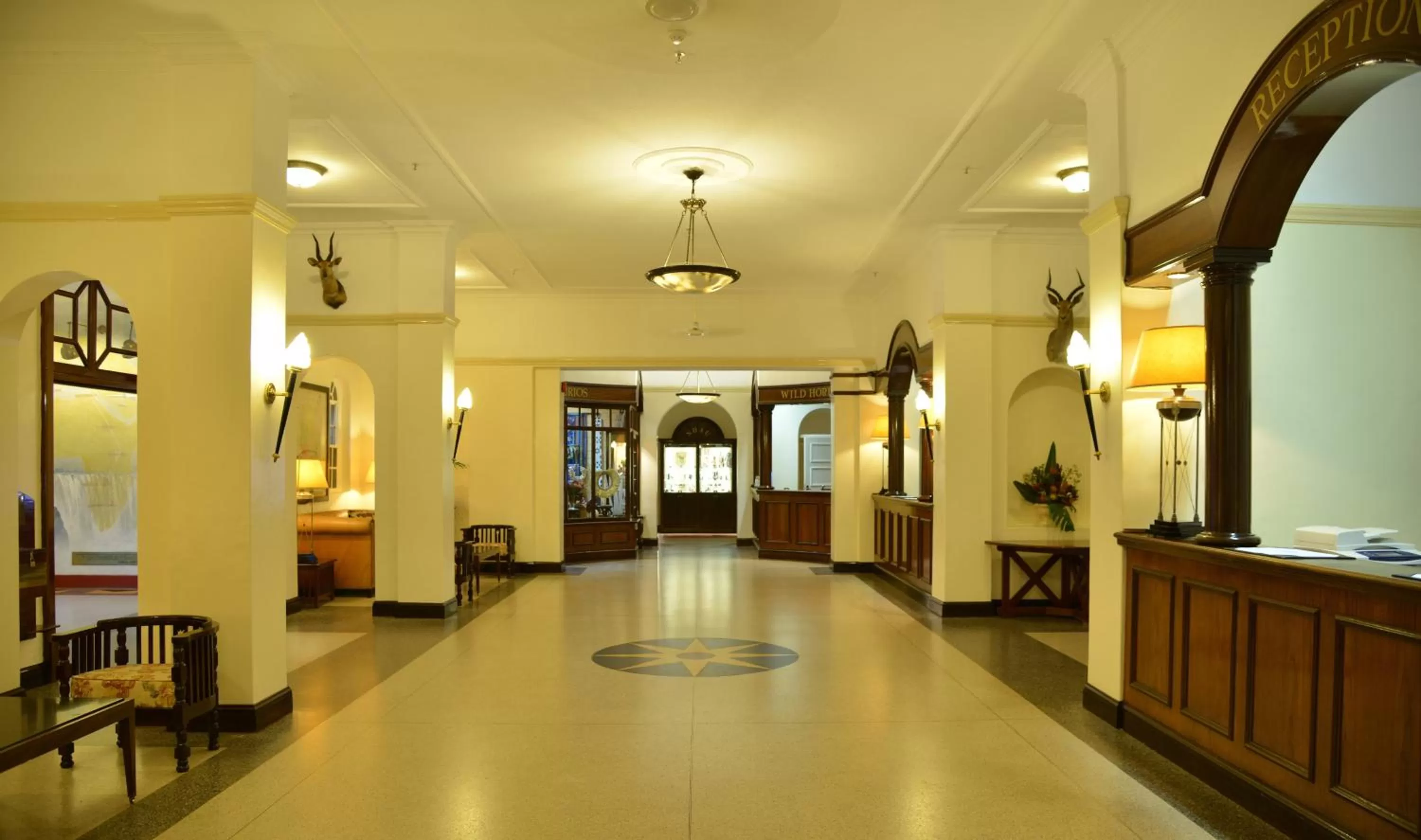 Lobby or reception in The Victoria Falls Hotel