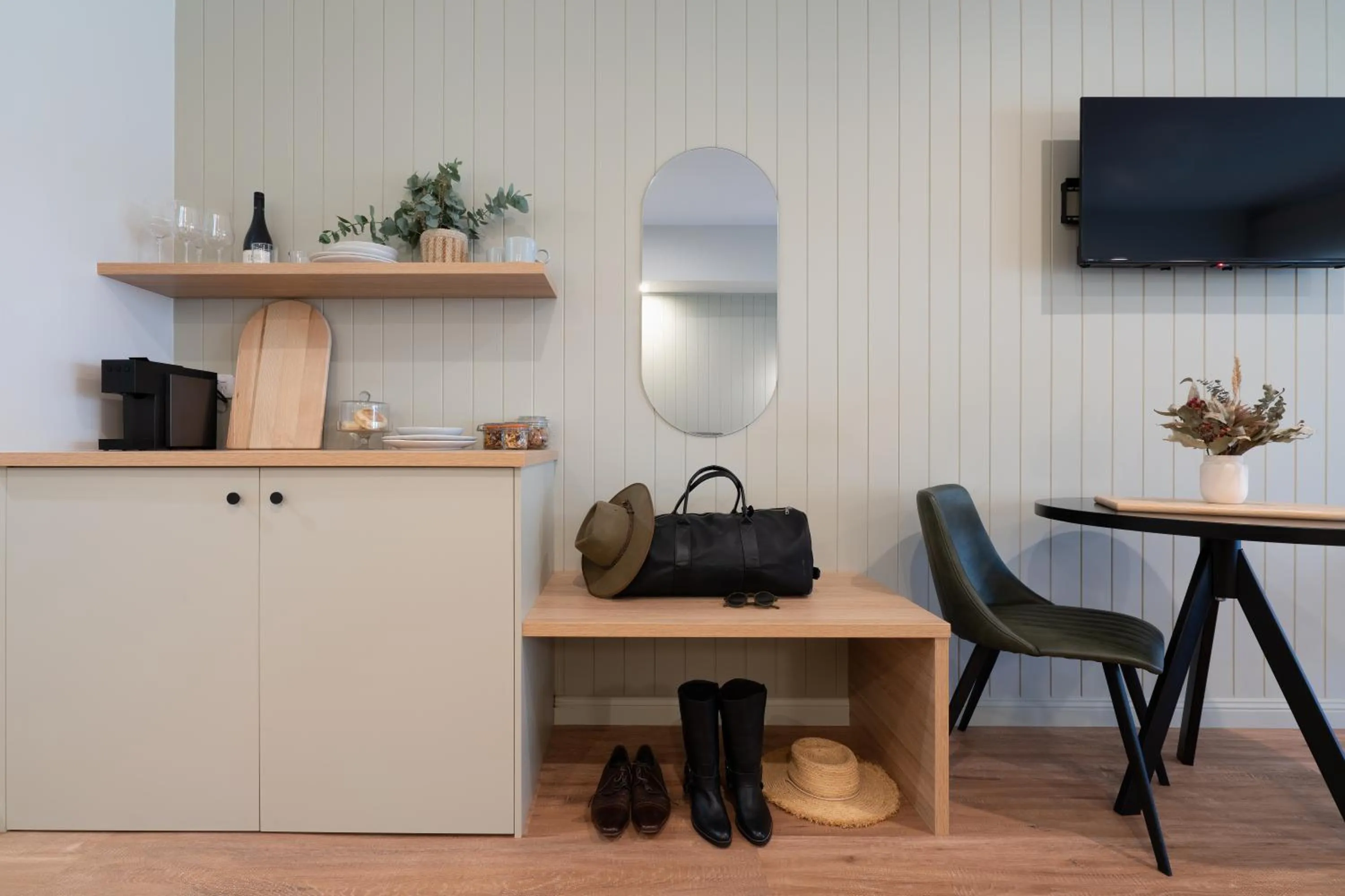 Living room in Hermitage Lodge